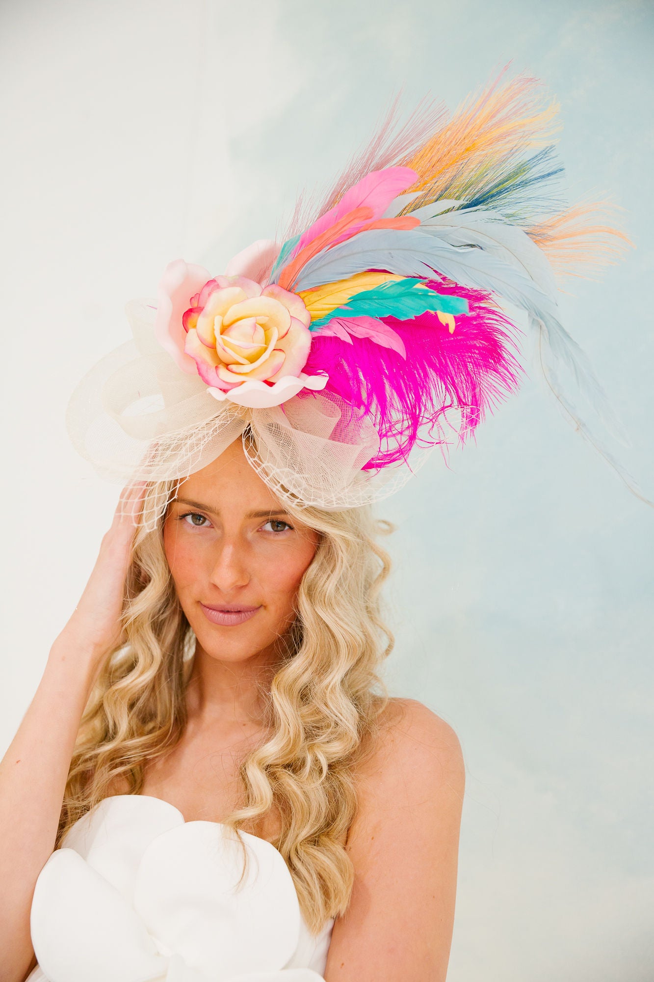 GARDEN PARTY FASCINATOR (ONE OF A KIND) FASCINATOR Judith March