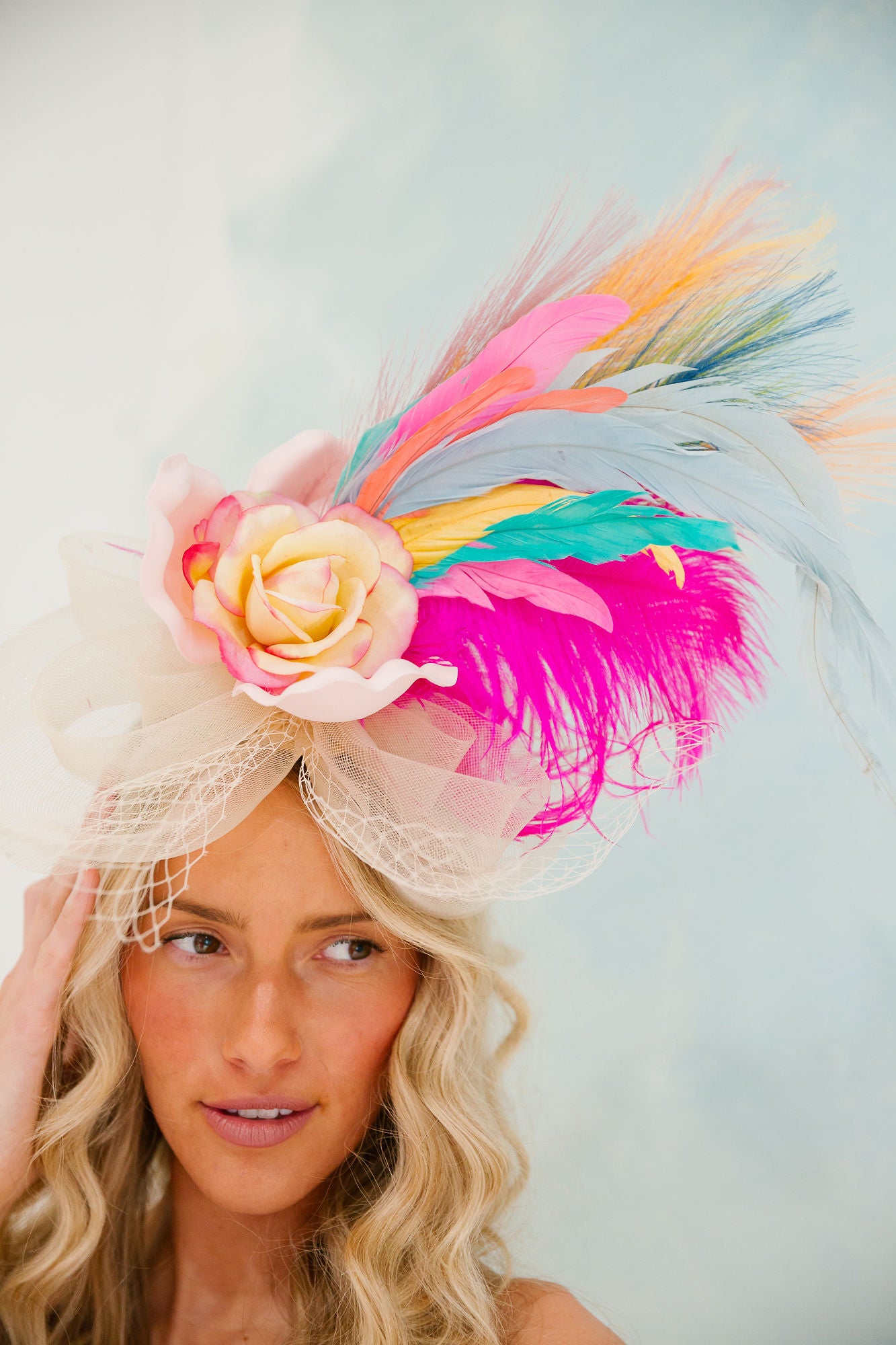 GARDEN PARTY FASCINATOR (ONE OF A KIND) FASCINATOR Judith March