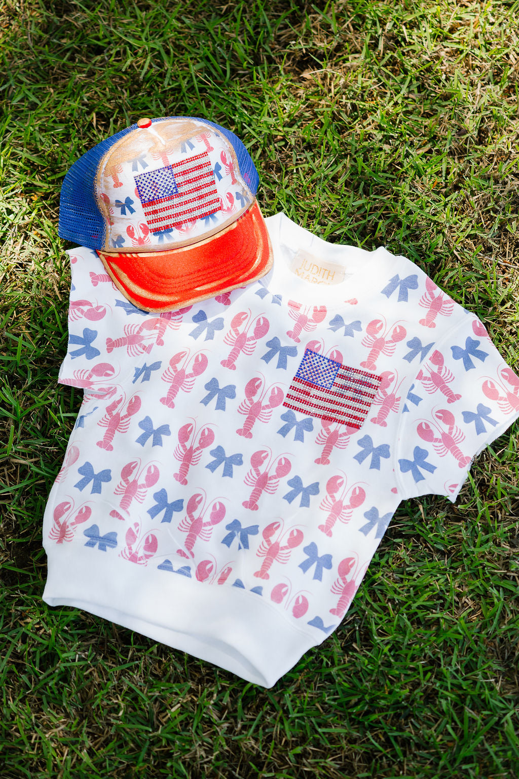 MINI KIDS COASTAL FLAG SLEEVELESS PULLOVER PULLOVER Judith March