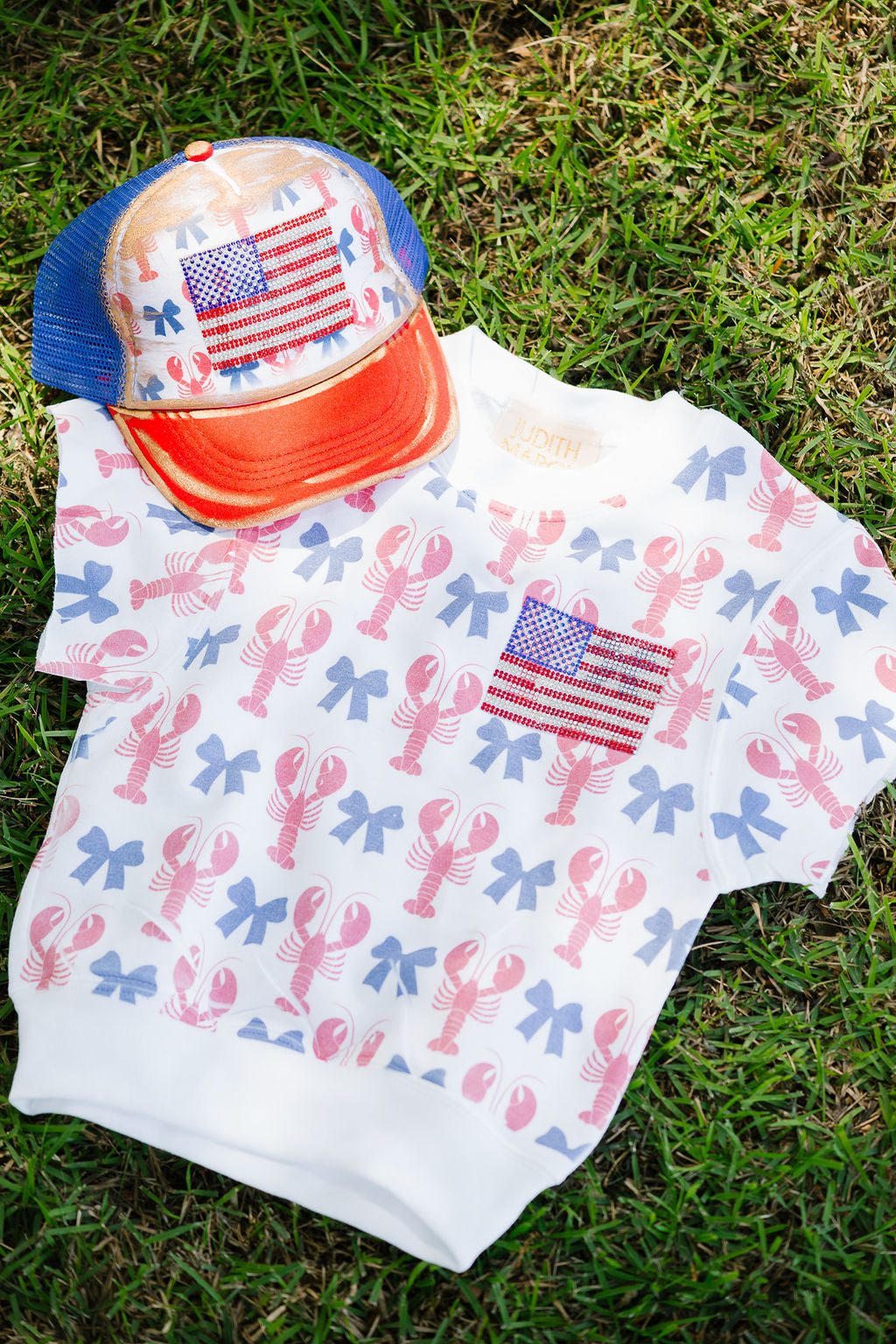 MINI KIDS COASTAL FLAG SLEEVELESS PULLOVER PULLOVER Judith March