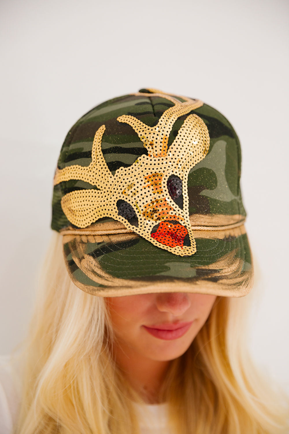 RUDOLPH CAMO TRUCKER HAT HAT Judith March