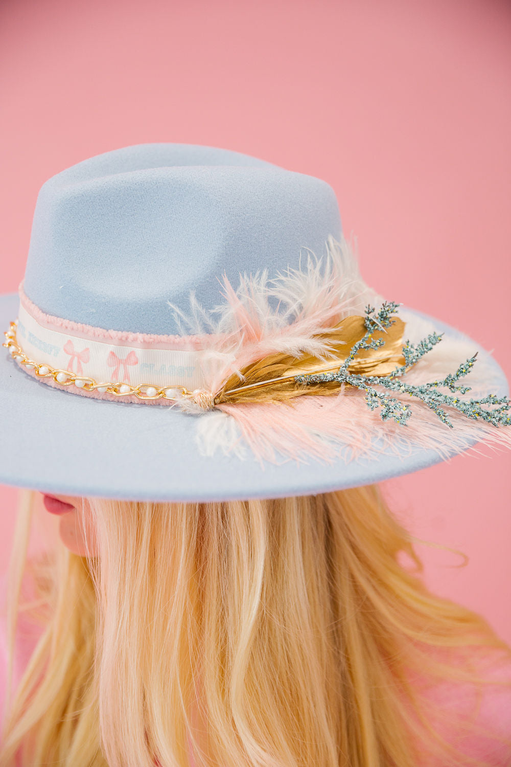 CLASSY UNTIL KICKOFF BLUE RANCHER HAT RANCHER HAT Judith March