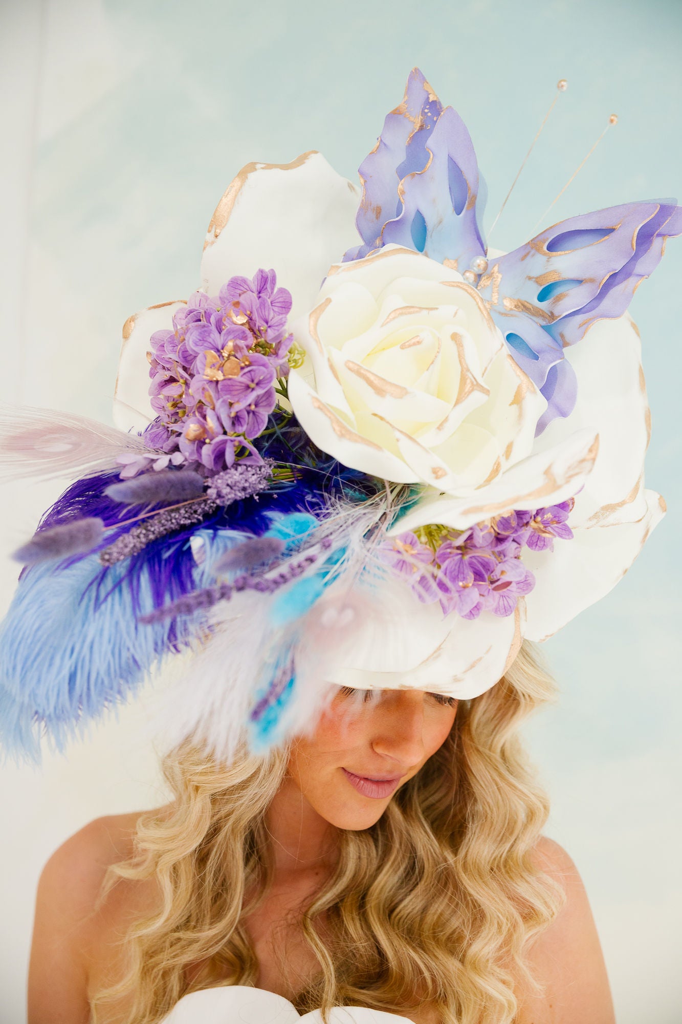 WHISPERING WINGS FASCINATOR (ONE OF A KIND) FASCINATOR Judith March