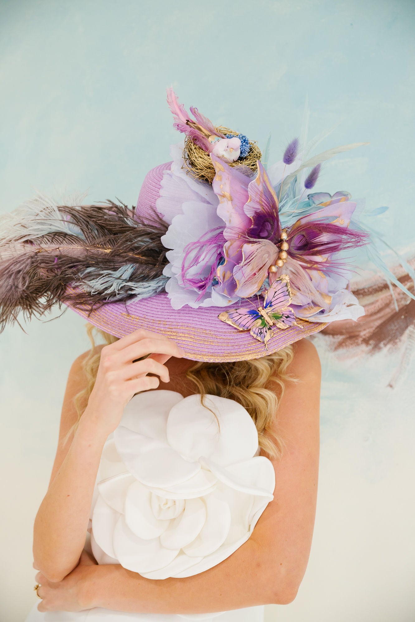 VIOLET MUSE RANCHER HAT (ONE OF A KIND) RANCHER HAT Judith March