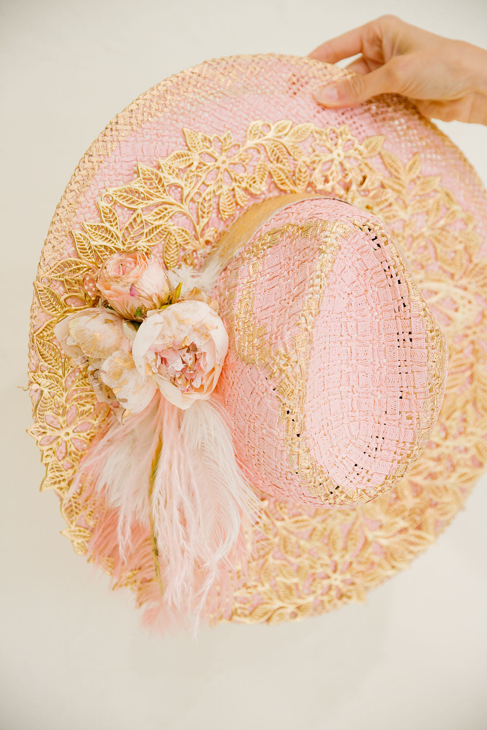 BOURBON & BLOOMS SUN HAT (ONE OF A KIND) HAT Judith March