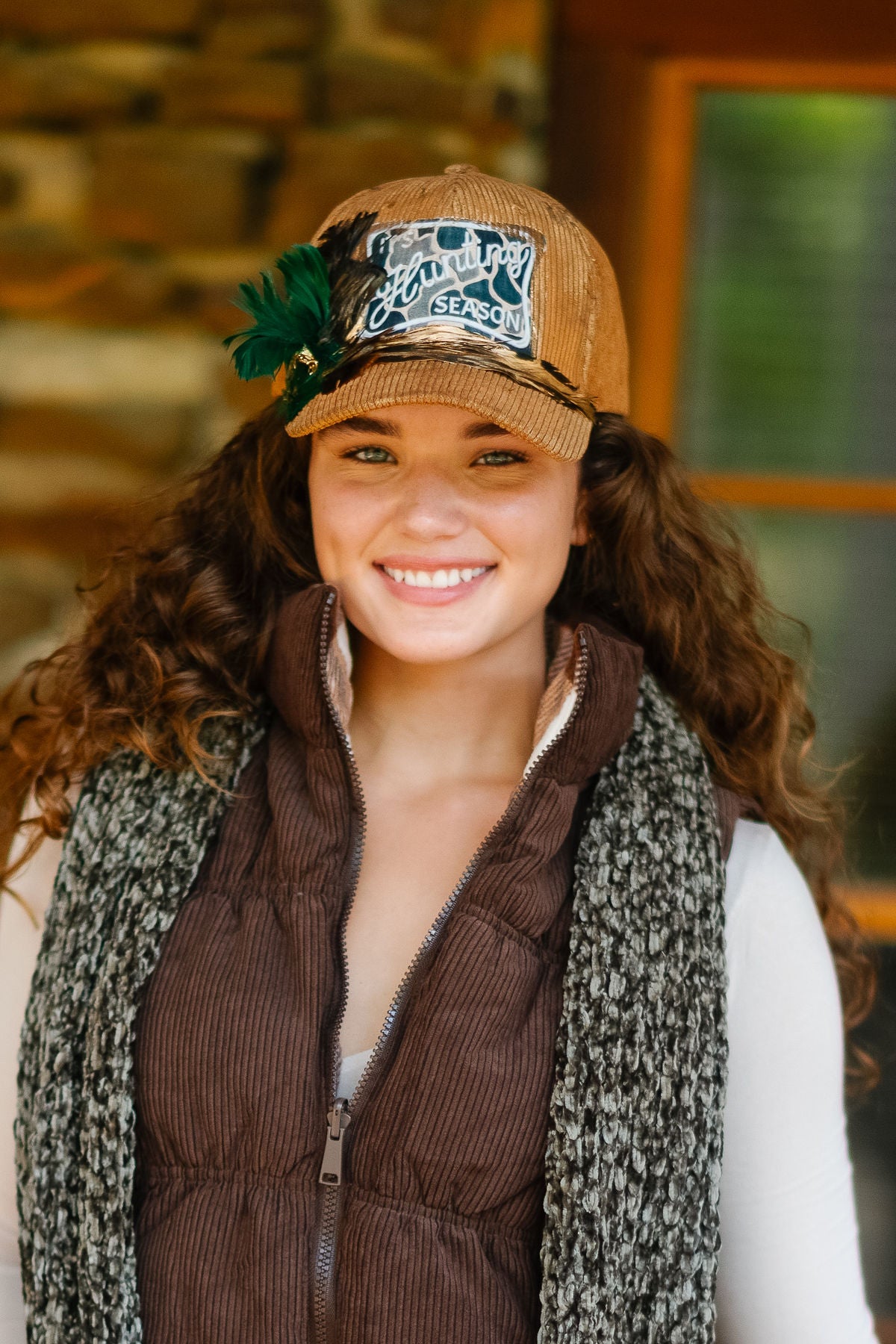 IT'S HUNTING SEASON CORDUROY TRUCKER HAT TRUCKER HAT Judith March