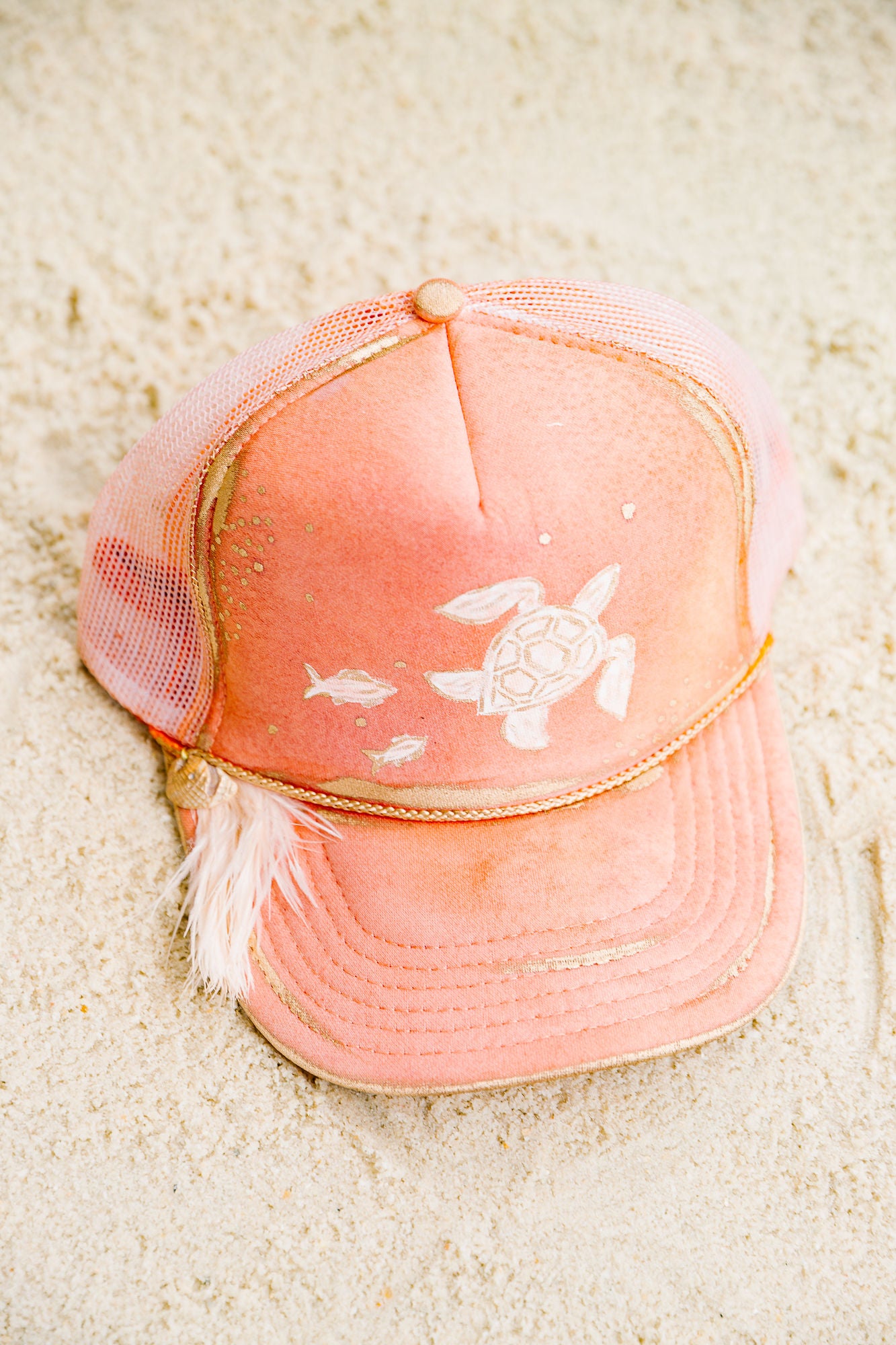 SEA TURTLE TRUCKER HAT TRUCKER HAT Judith March