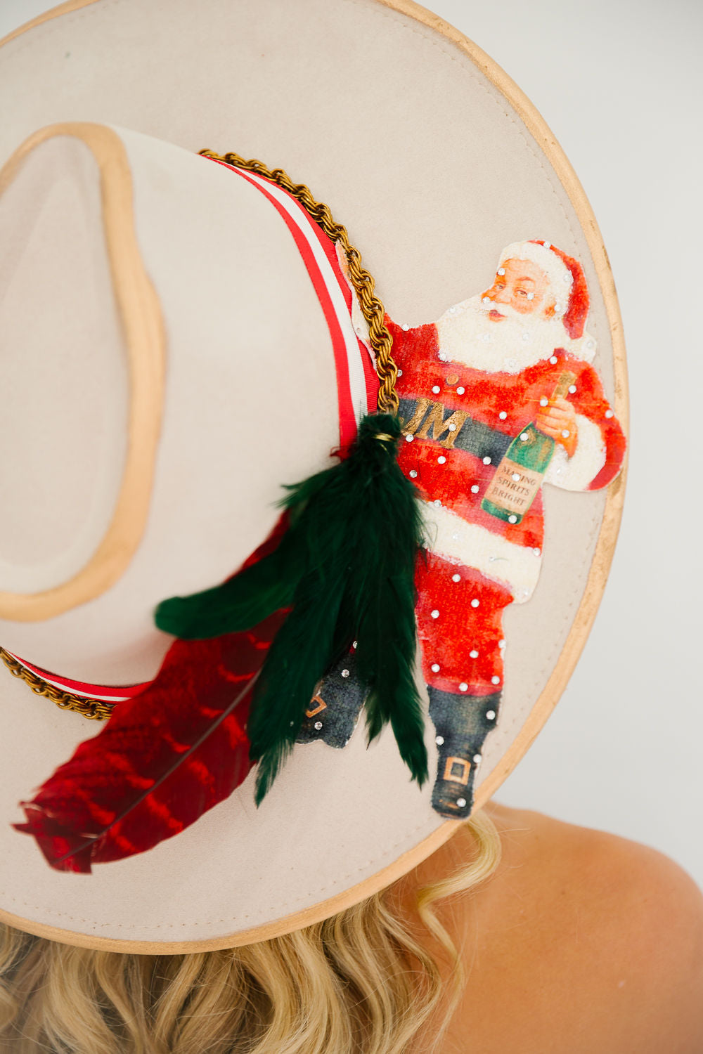 MAKING SPIRITS BRIGHT CREAM RANCHER HAT RANCHER HAT Judith March