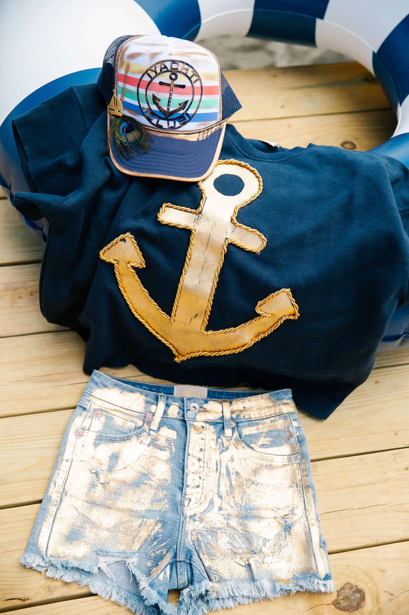 HIGH TIDE SLEEVELESS PULLOVER PULLOVER Judith March