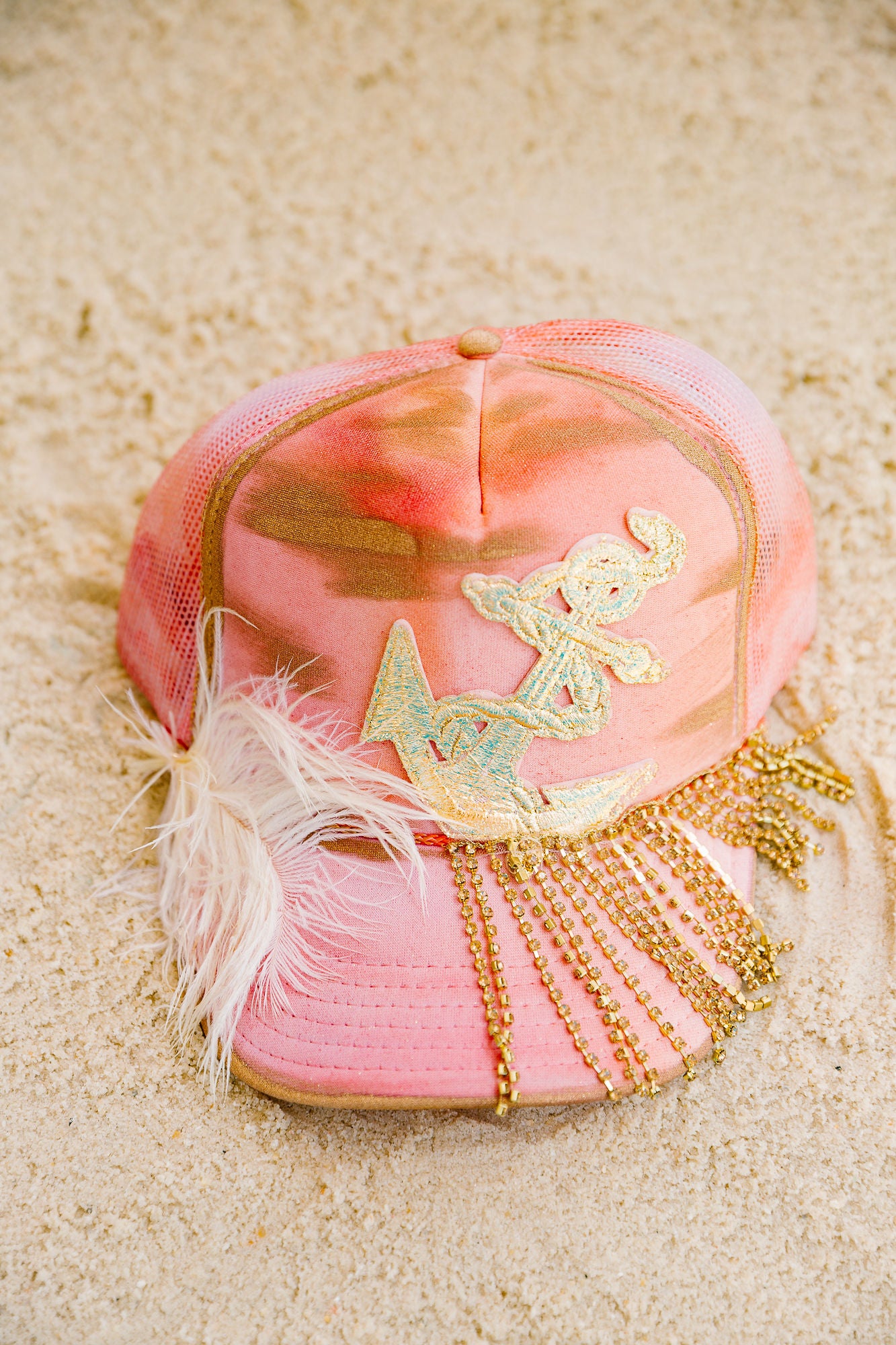 ANCHOR FRINGE TRUCKER HAT TRUCKER HAT Judith March