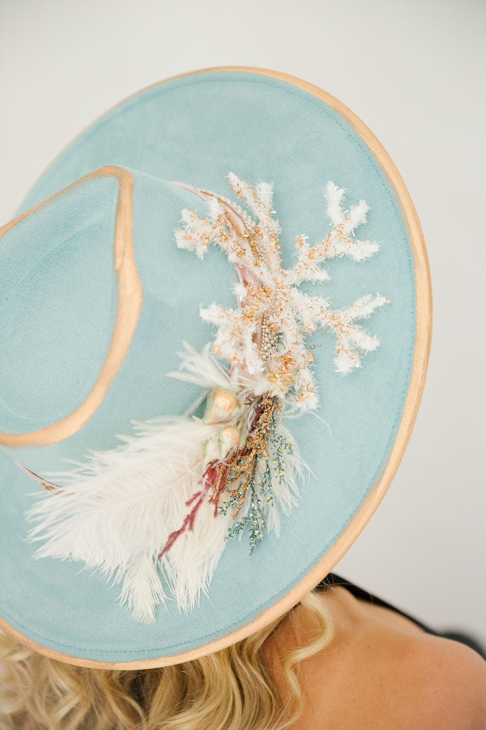 WINTER WONDERLAND BLUE RANCHER HAT RANCHER HAT Judith March