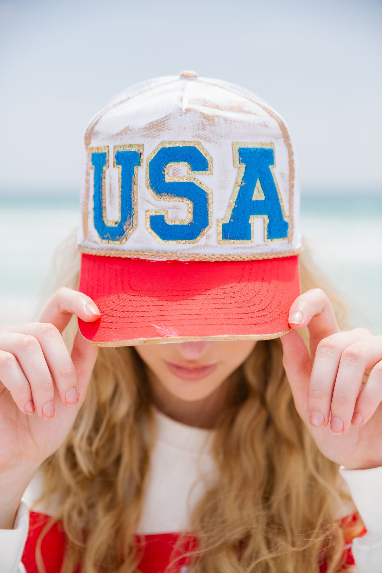 USA TERRY TRUCKER HAT TRUCKER HAT Judith March