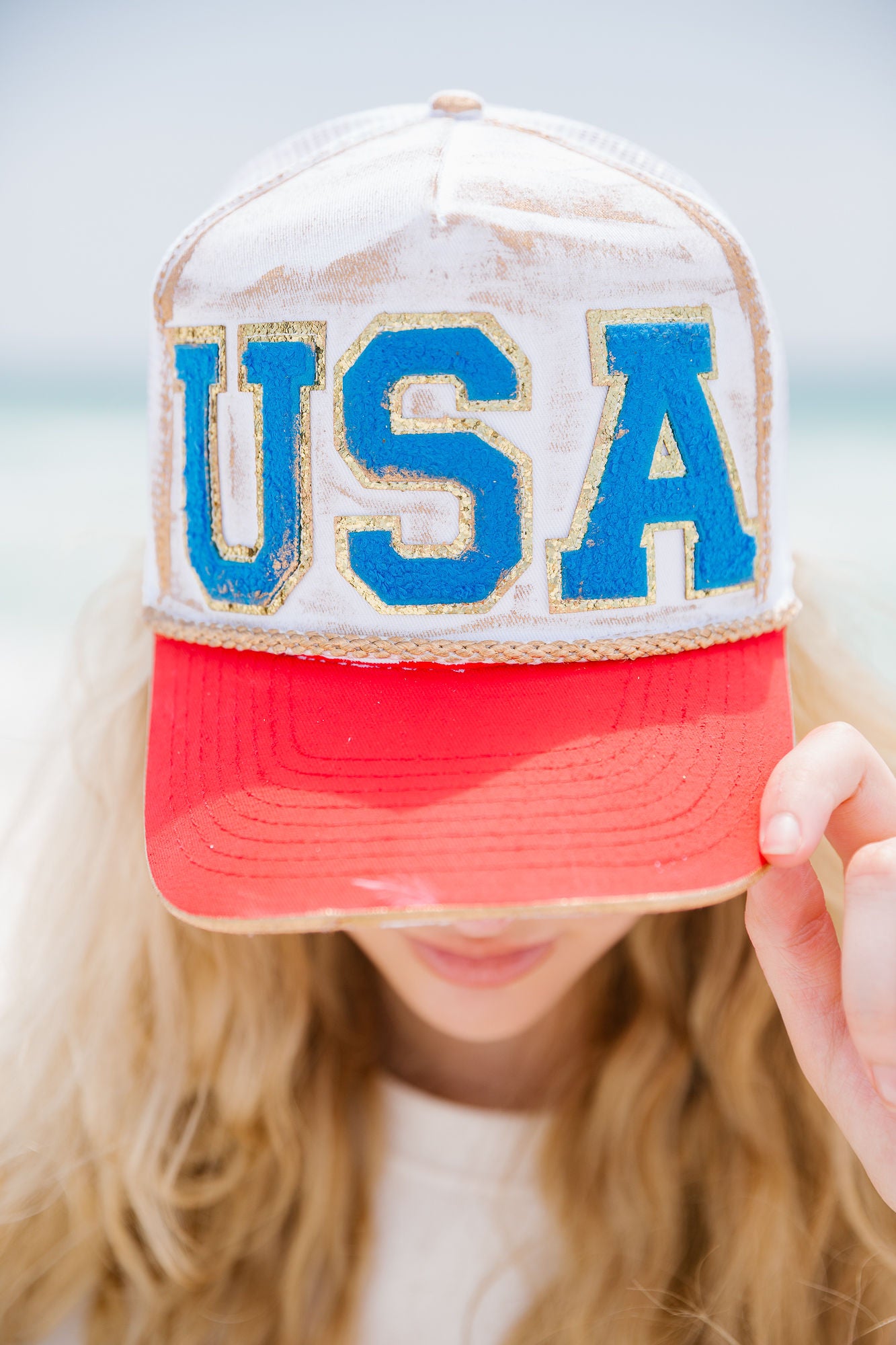 USA TERRY TRUCKER HAT TRUCKER HAT Judith March