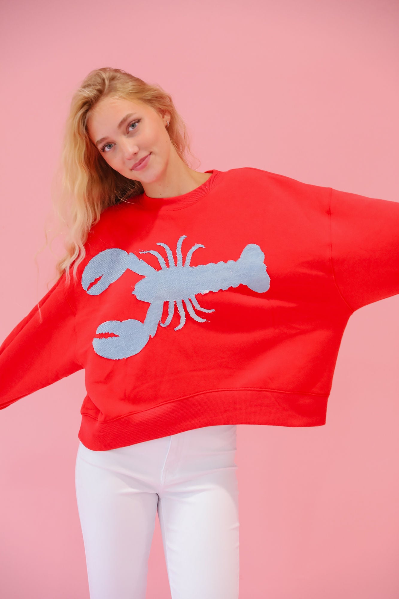 UNDER THE SEA RED PULLOVER pullover Judith March