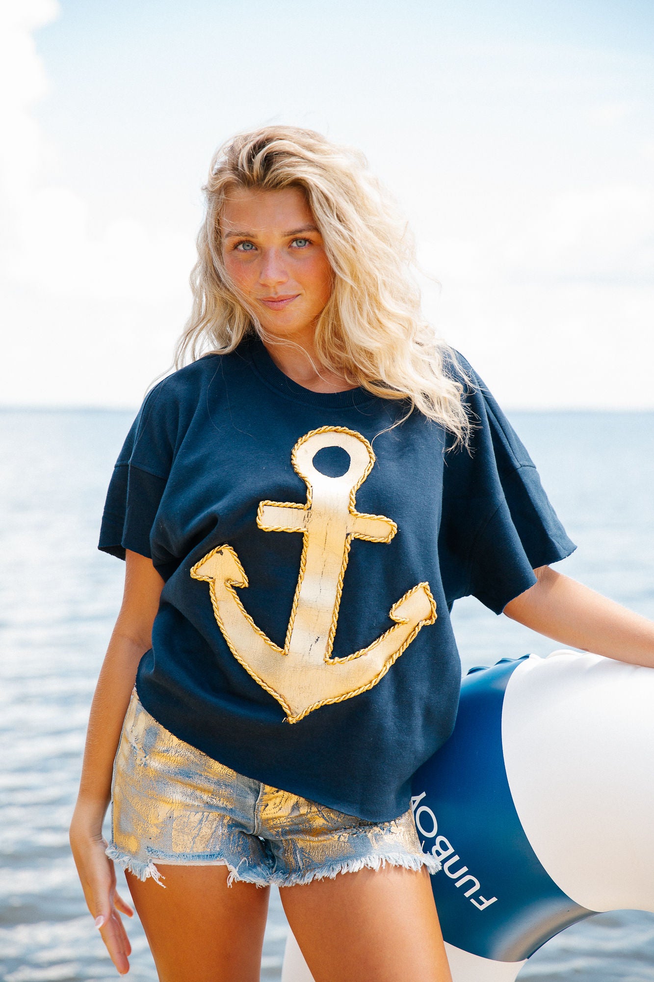 HIGH TIDE SLEEVELESS PULLOVER PULLOVER Judith March