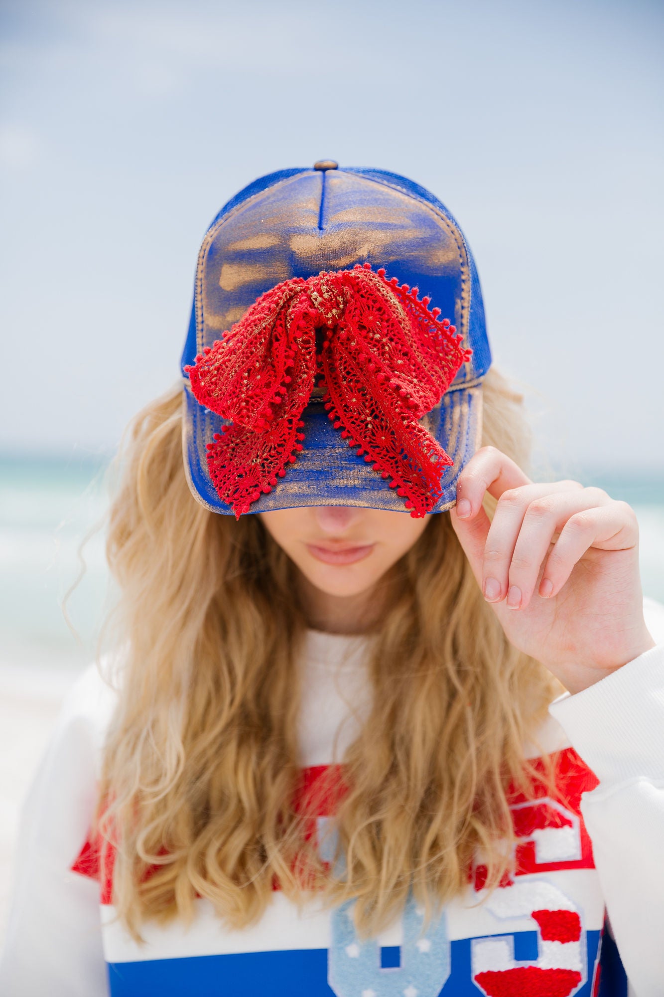 AMERICAN BOW TRUCKER HAT TRUCKER HAT Judith March