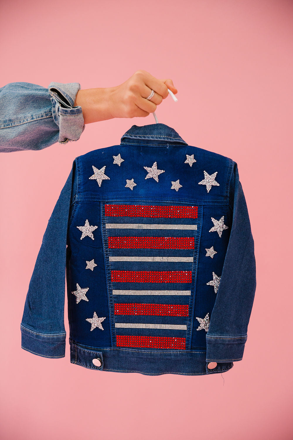 MINI KIDS PROUD TO BE USA DENIM JACKET JACKET Judith March