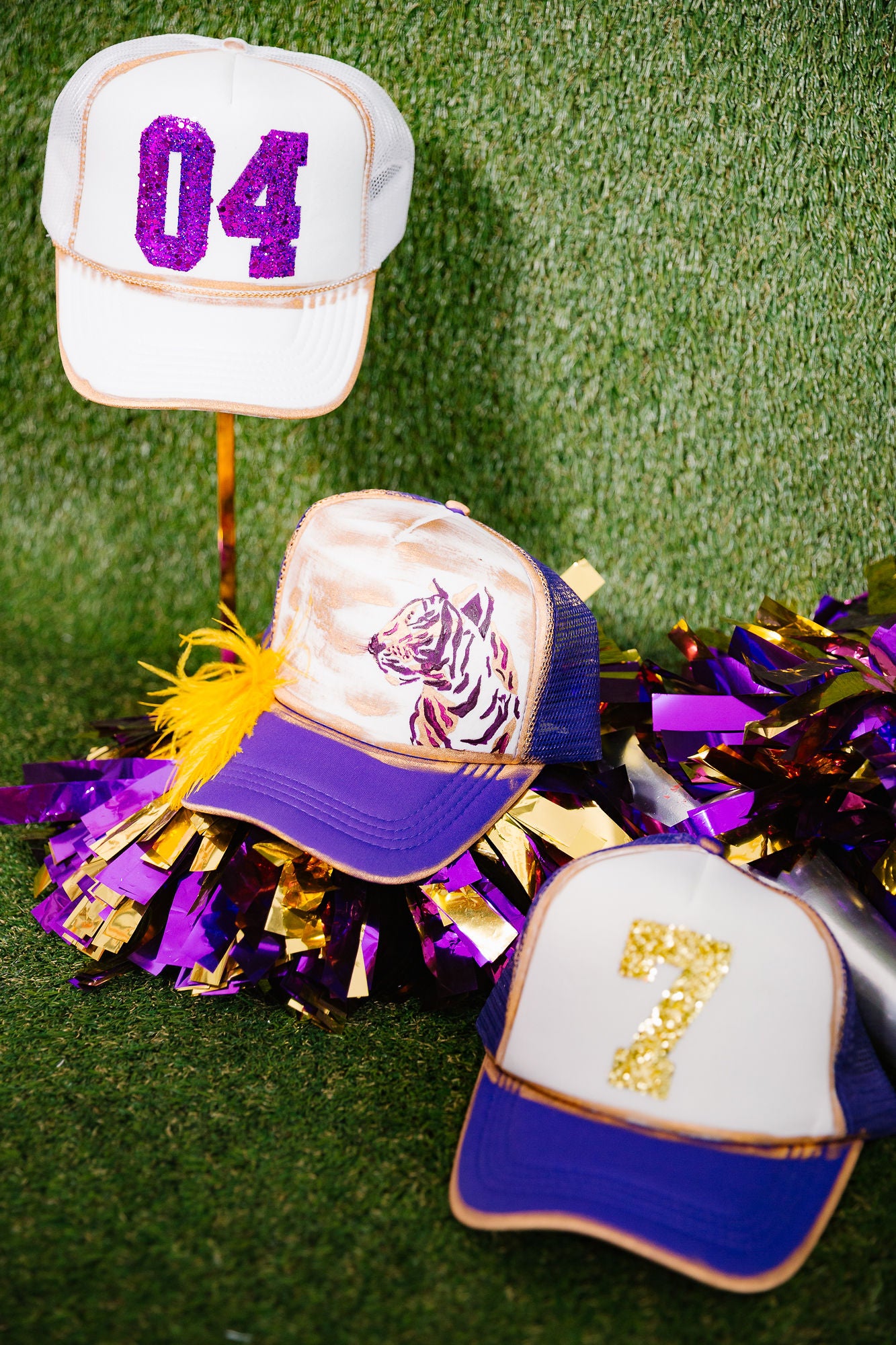 GO GET EM TIGER TRUCKER HAT HAT Judith March