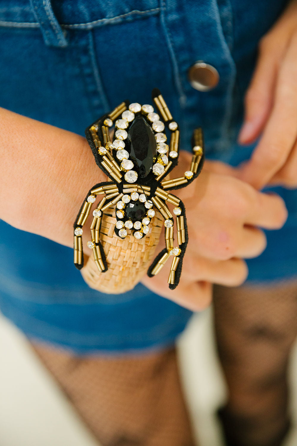 THE JEWELED NIGHTCRAWLER BRACELET BRACELET Judith March