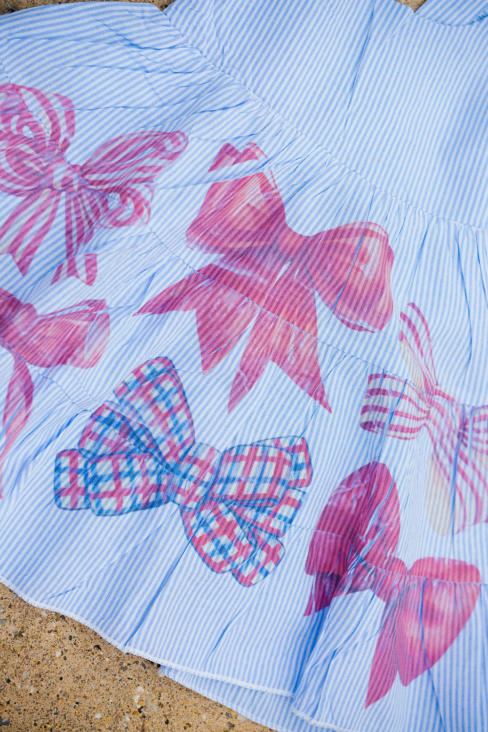 MINI KIDS AMERICAN BOW PRINT DRESS DRESS Judith March