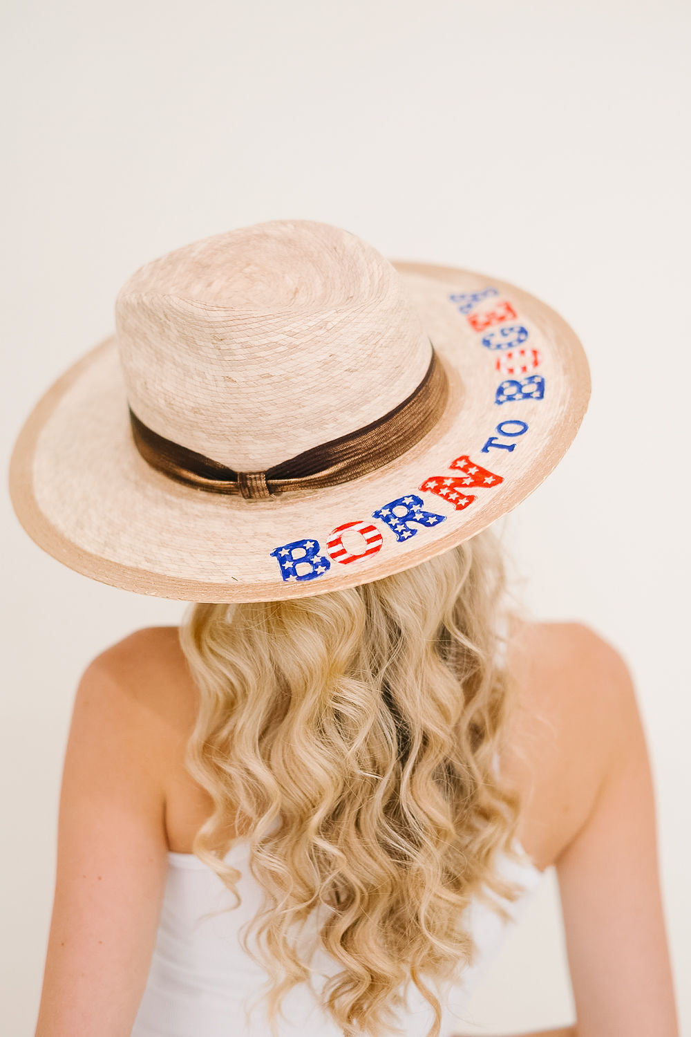 BORN TO BOGEY SUN HAT HAT Judith March