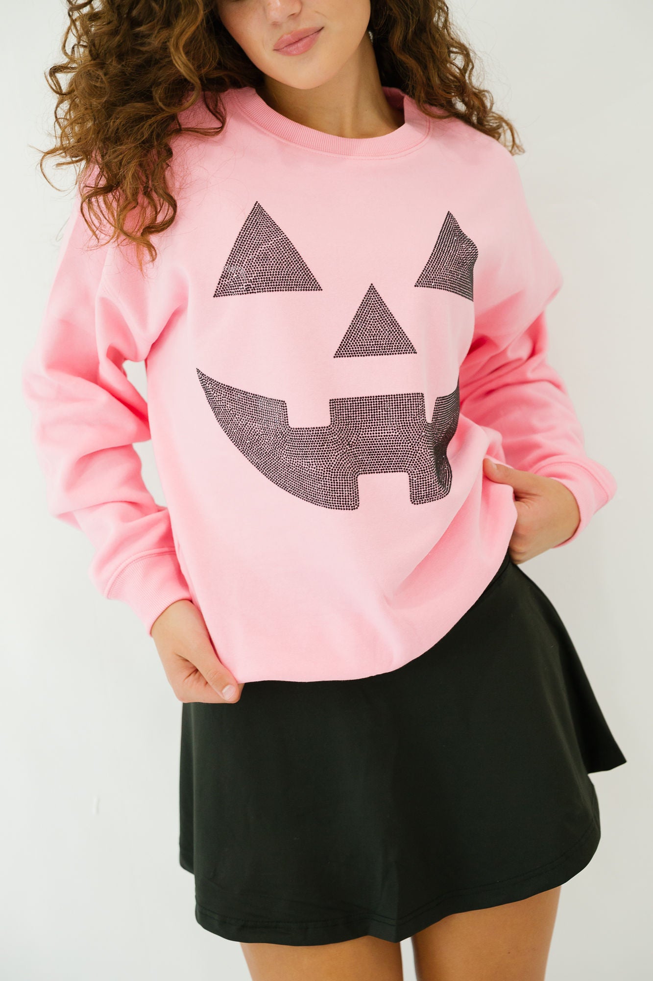 HALLOWEEN PULLOVERS Judith March BUBBLEGUM PINK SMALL