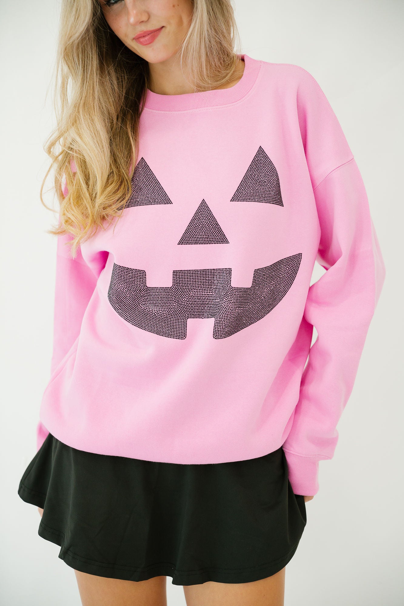 HALLOWEEN PULLOVERS Judith March LIGHT PINK SMALL