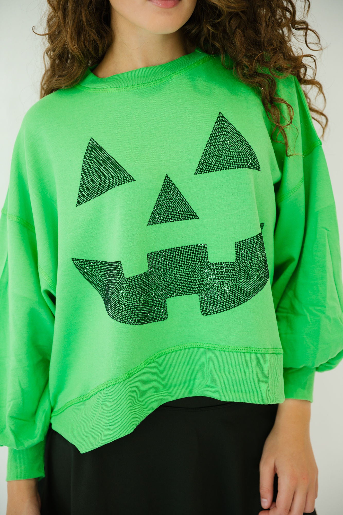 HALLOWEEN PULLOVERS Judith March GREEN SMALL