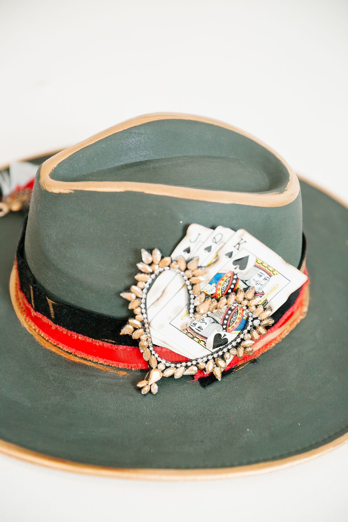 *LOVE GAME BLACK RANCHER HAT HAT Judith March