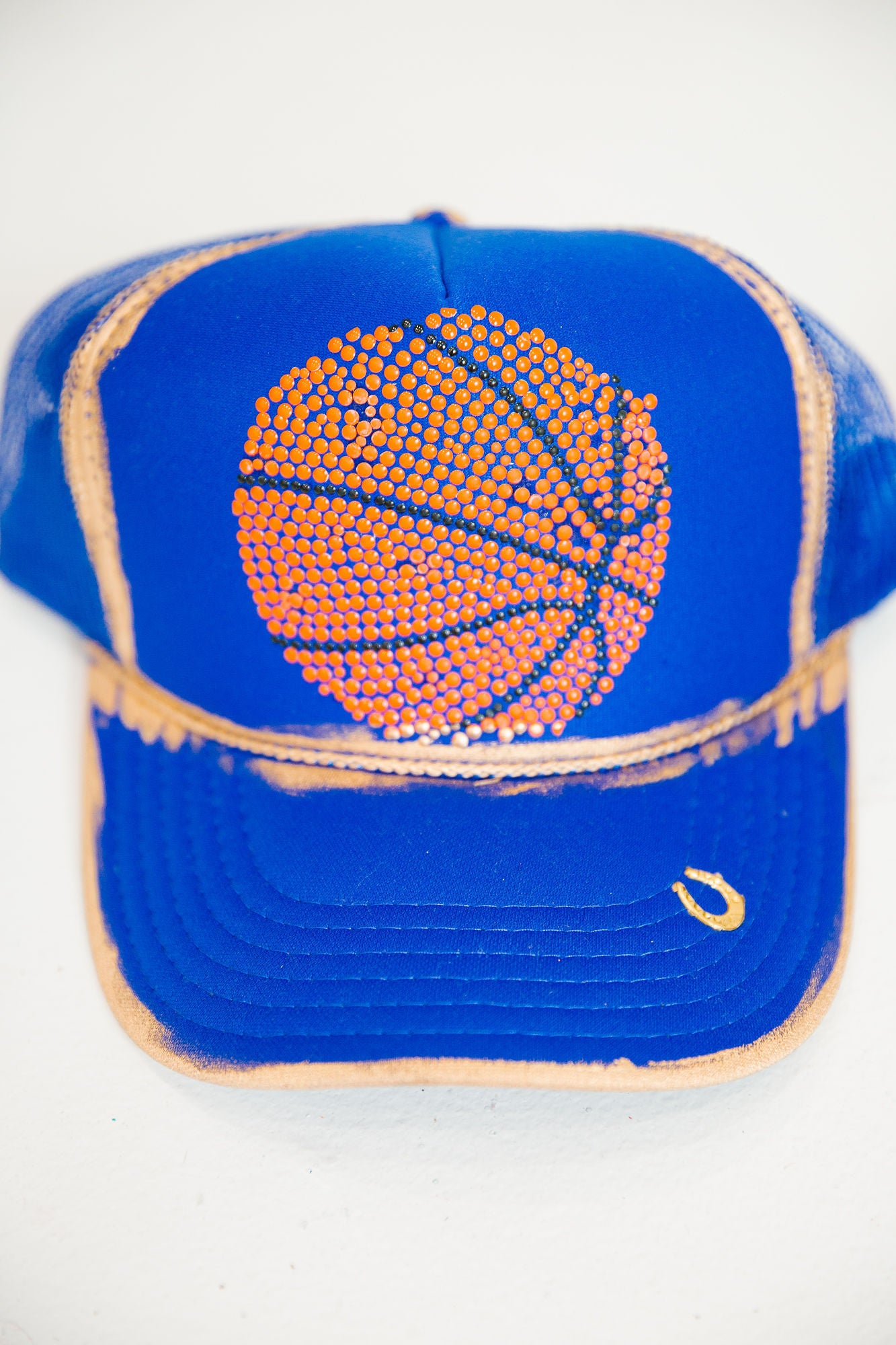 *BASKETBALL ROYAL TRUCKER HAT HAT Judith March