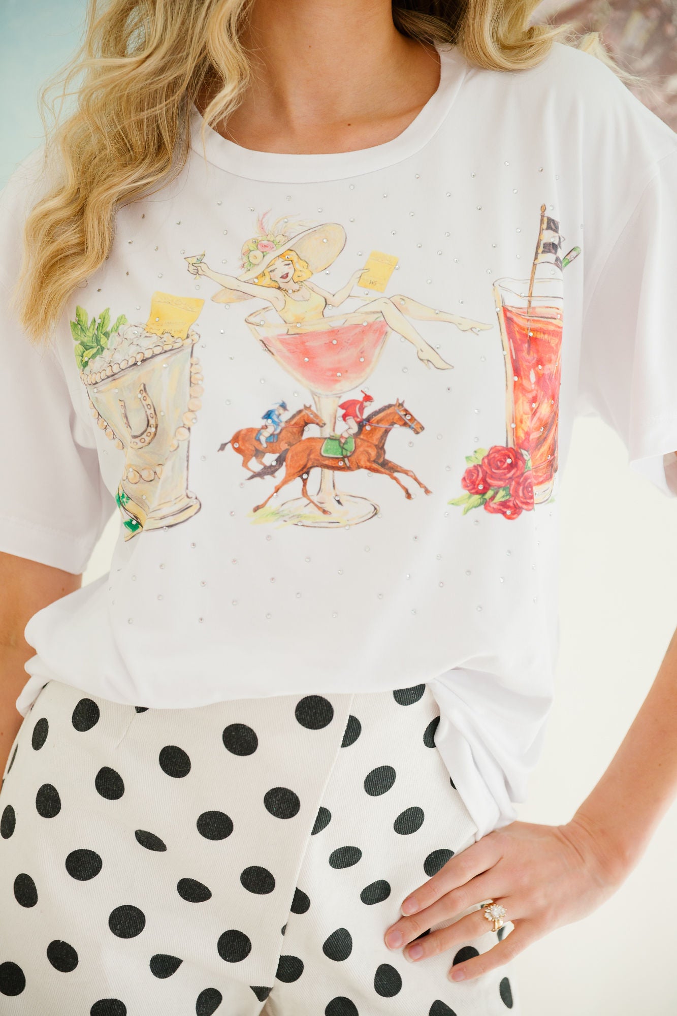 SIPS AT THE STAKES TEE TEE Judith March