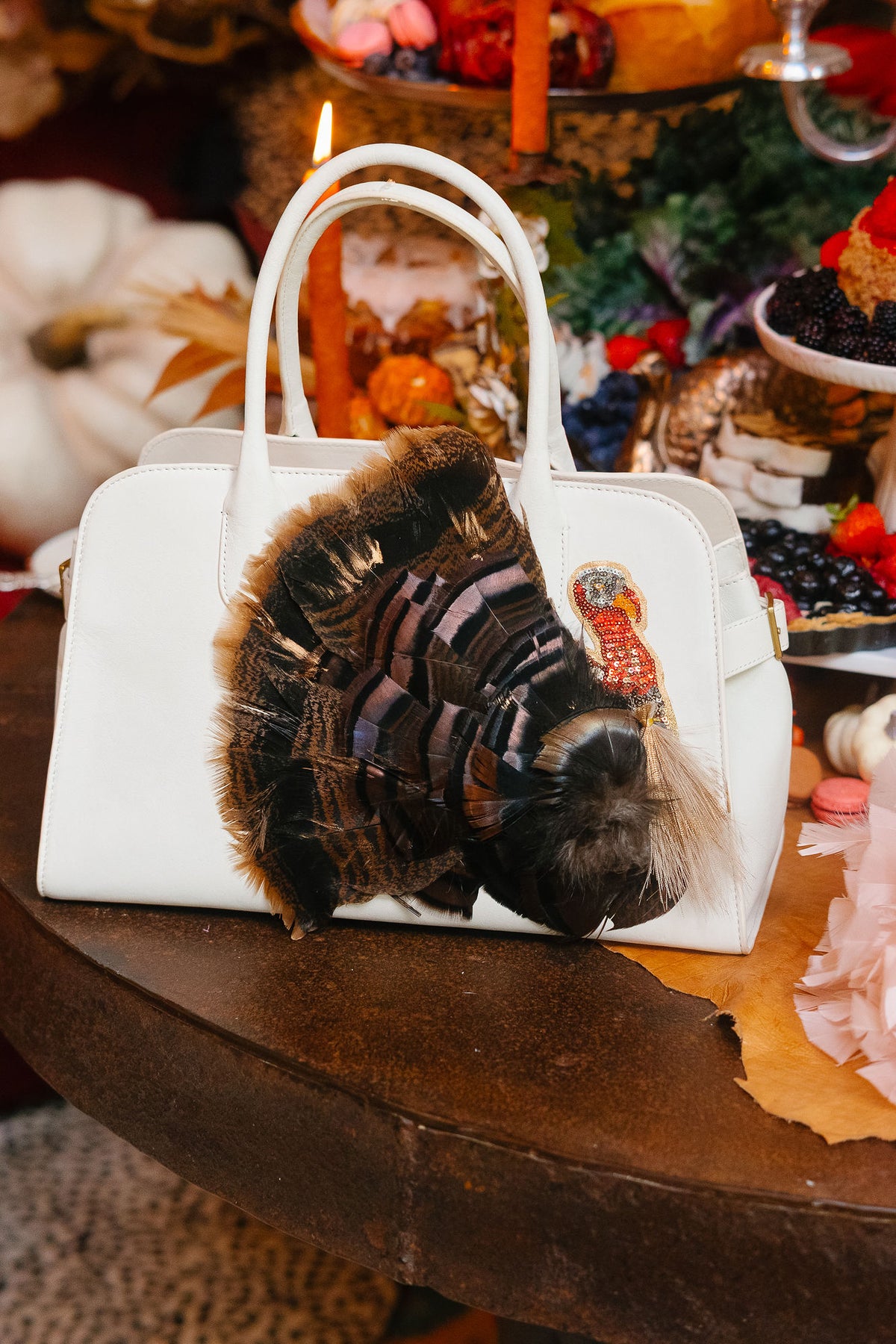 GOBBLE & GLAM HANDBAG (ONE OF A KIND) BAG Judith March