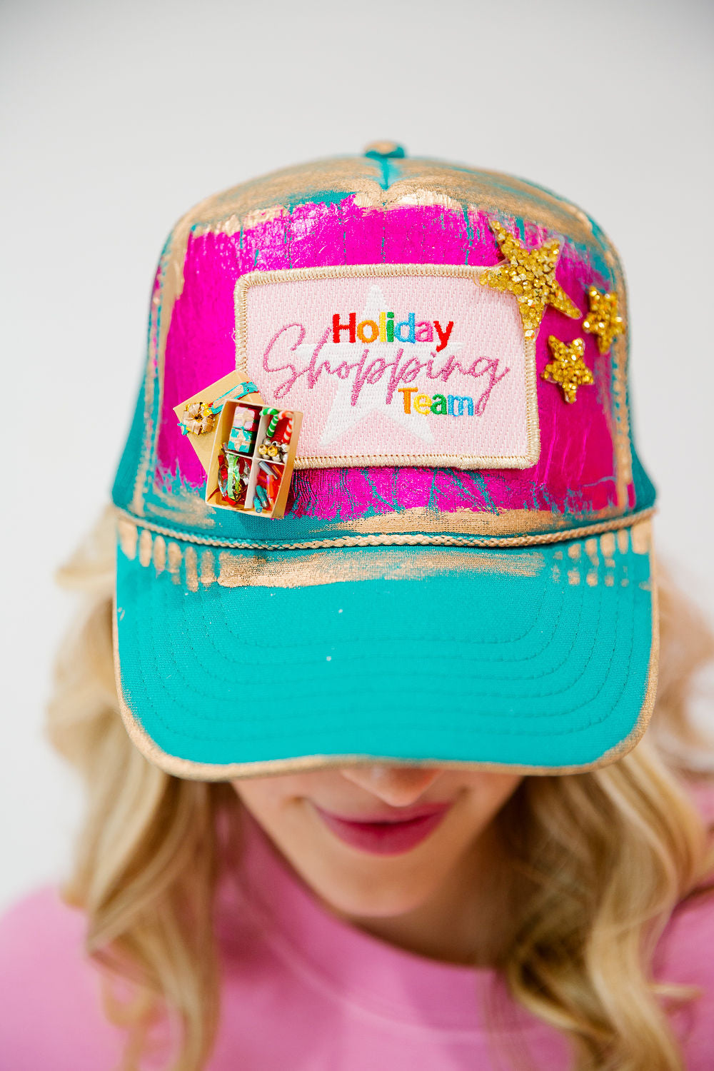 HOLIDAY SHOPPING TEAM TRUCKER HAT TRUCKER HAT Judith March