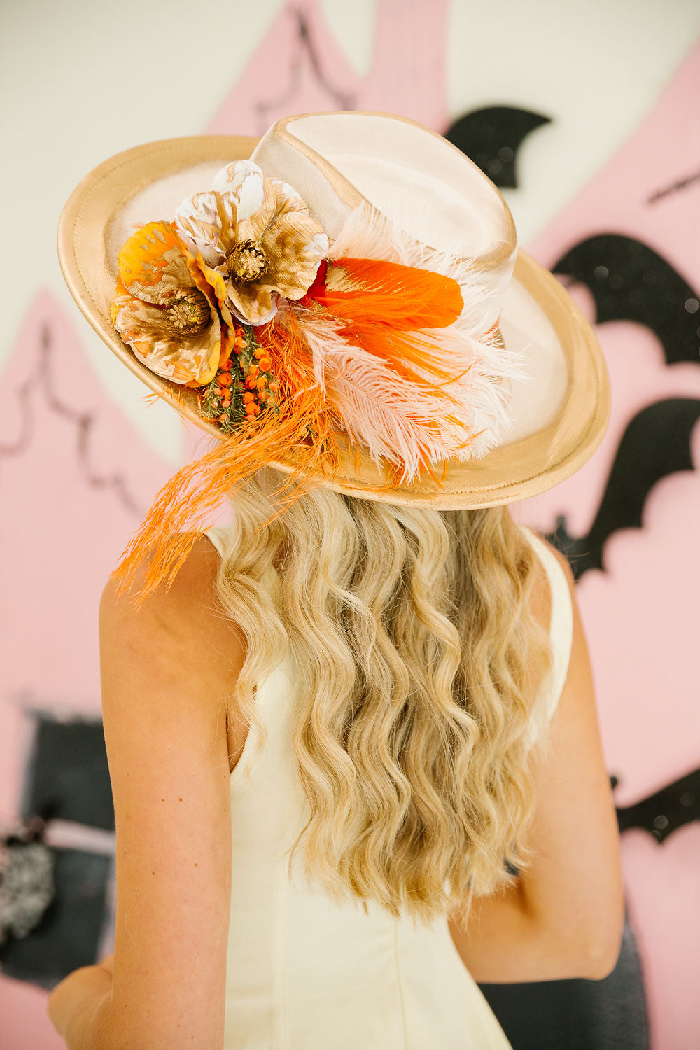 PUMPKIN BLOSSOM RANCHER HAT TRUCKER HAT Judith March