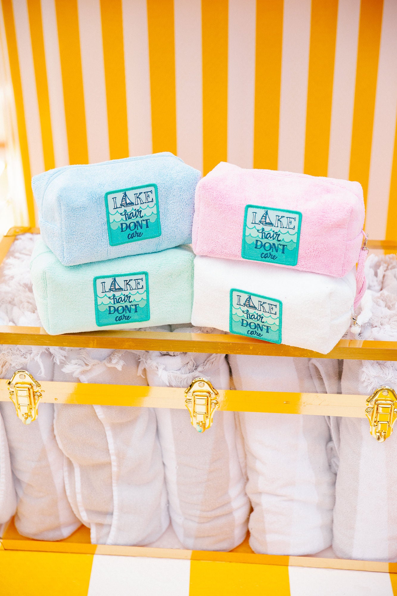 LAKE HAIR DON'T CARE SMALL TERRY BAGS BAG Judith March