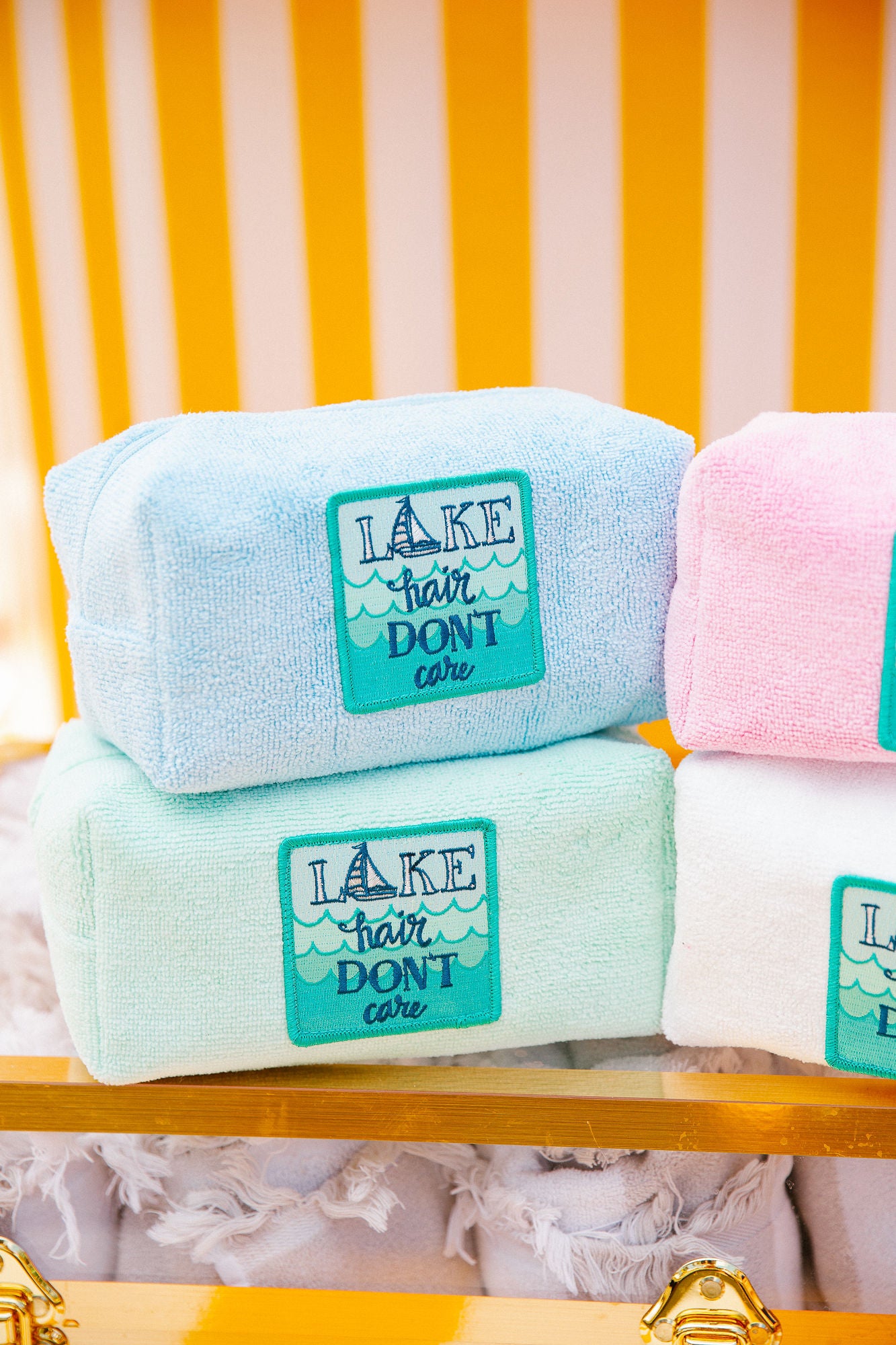 LAKE HAIR DON'T CARE SMALL TERRY BAGS BAG Judith March