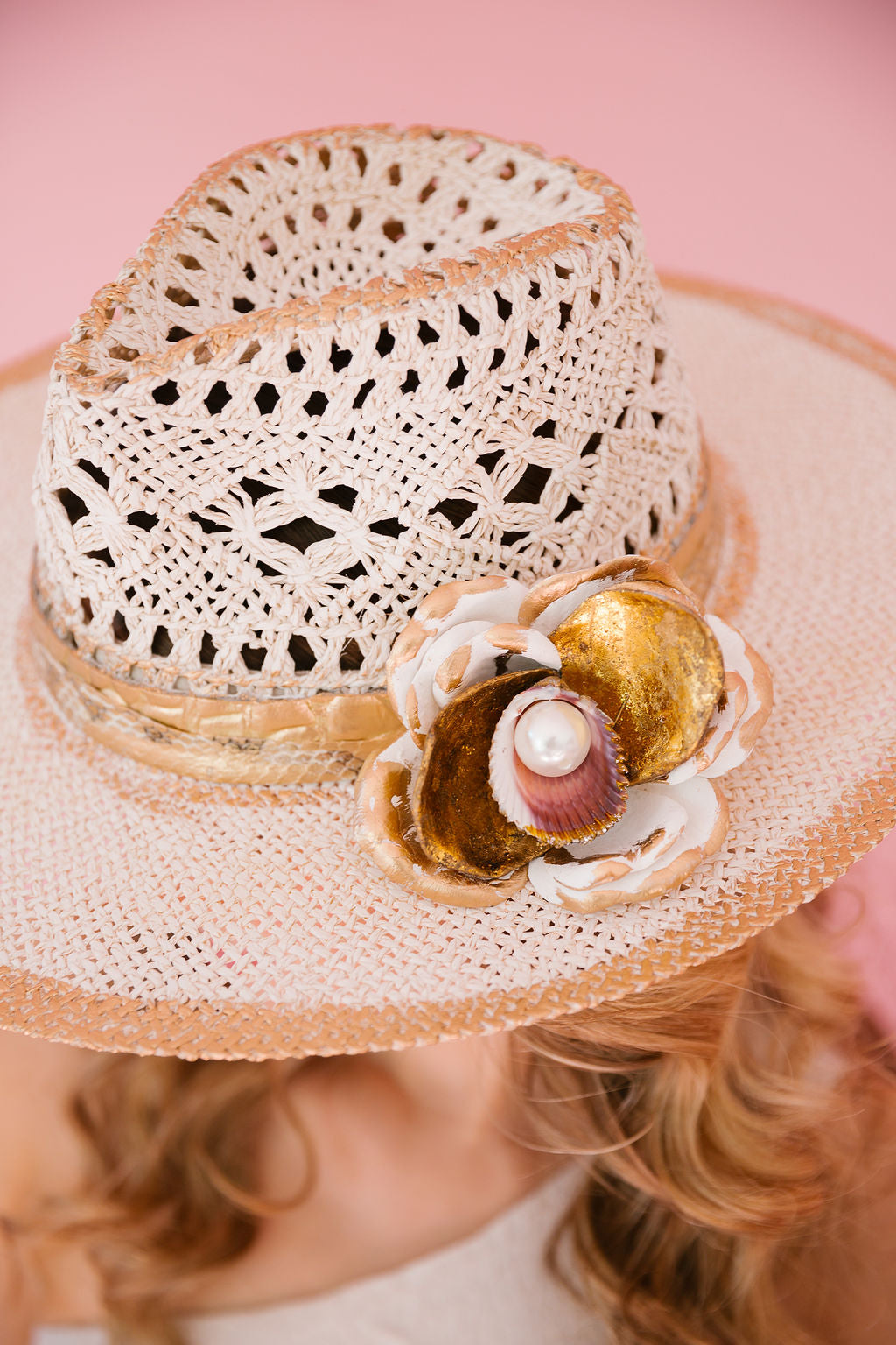 FLOWER PEARL SUN HATS – Judith March display picture 1