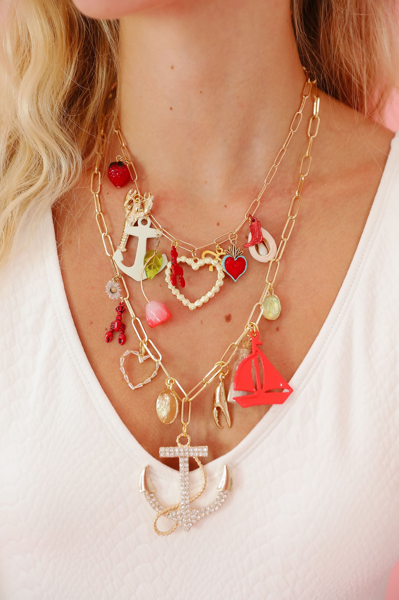 COASTAL COWGIRL CHARM NECKLACES NECKLACE Judith March