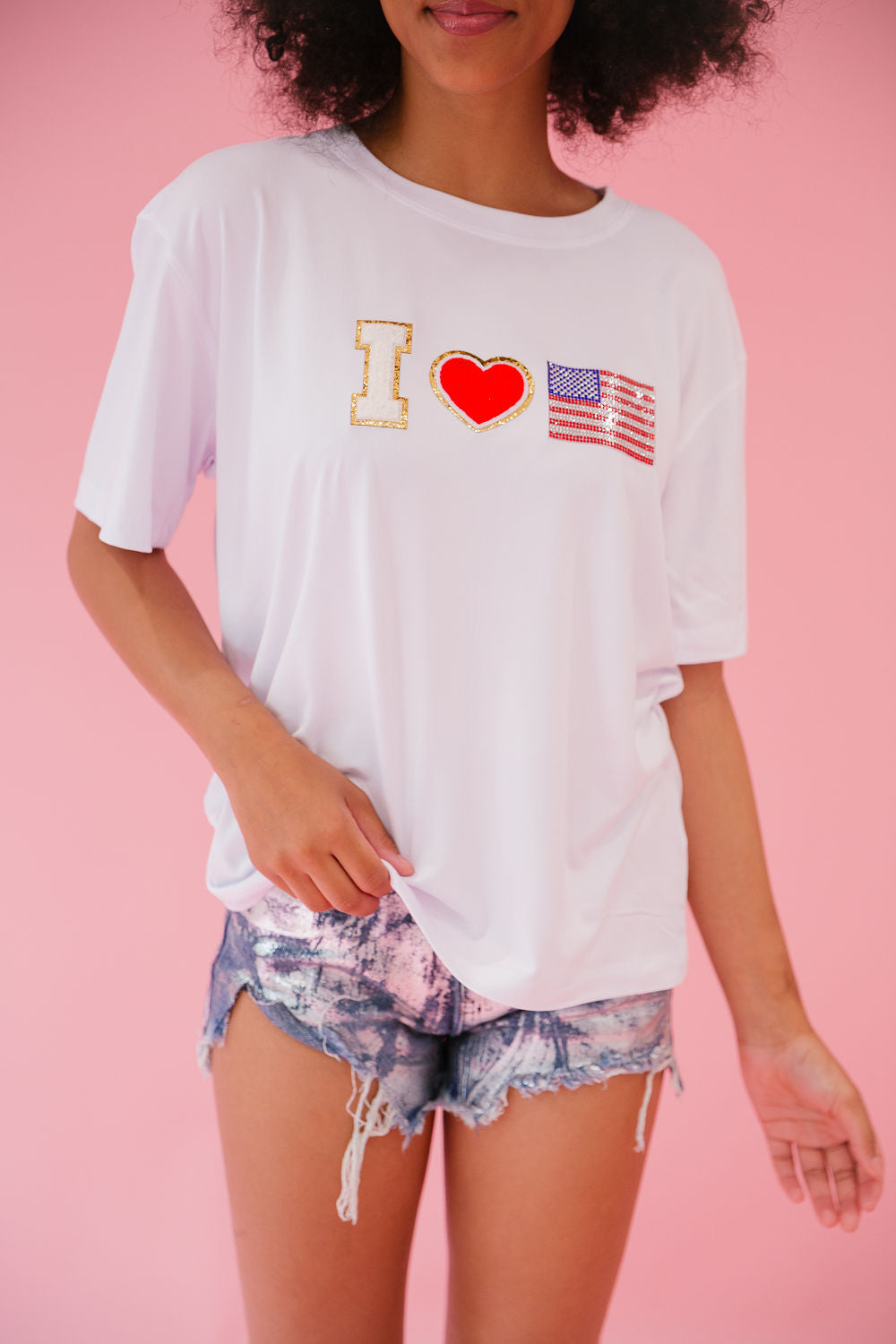 IN LOVE WITH AMERICA TEE Tee Judith March