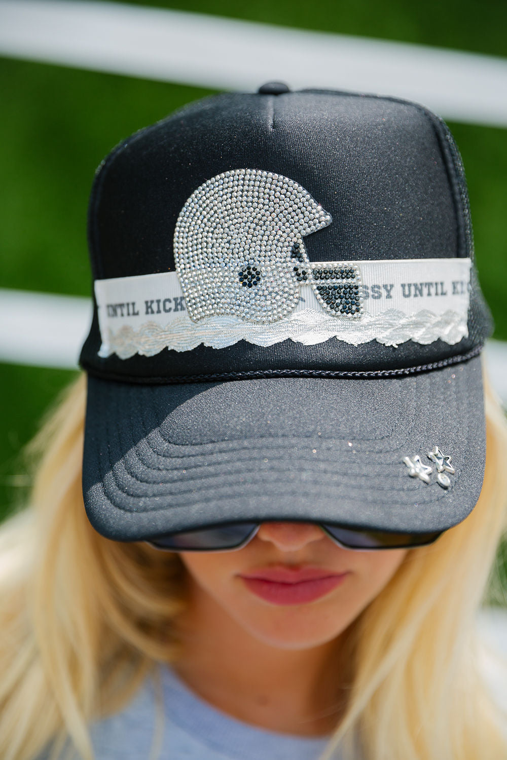 CLASSY UNTIL KICKOFF HELMET TRUCKER HAT TRUCKER HAT Judith March