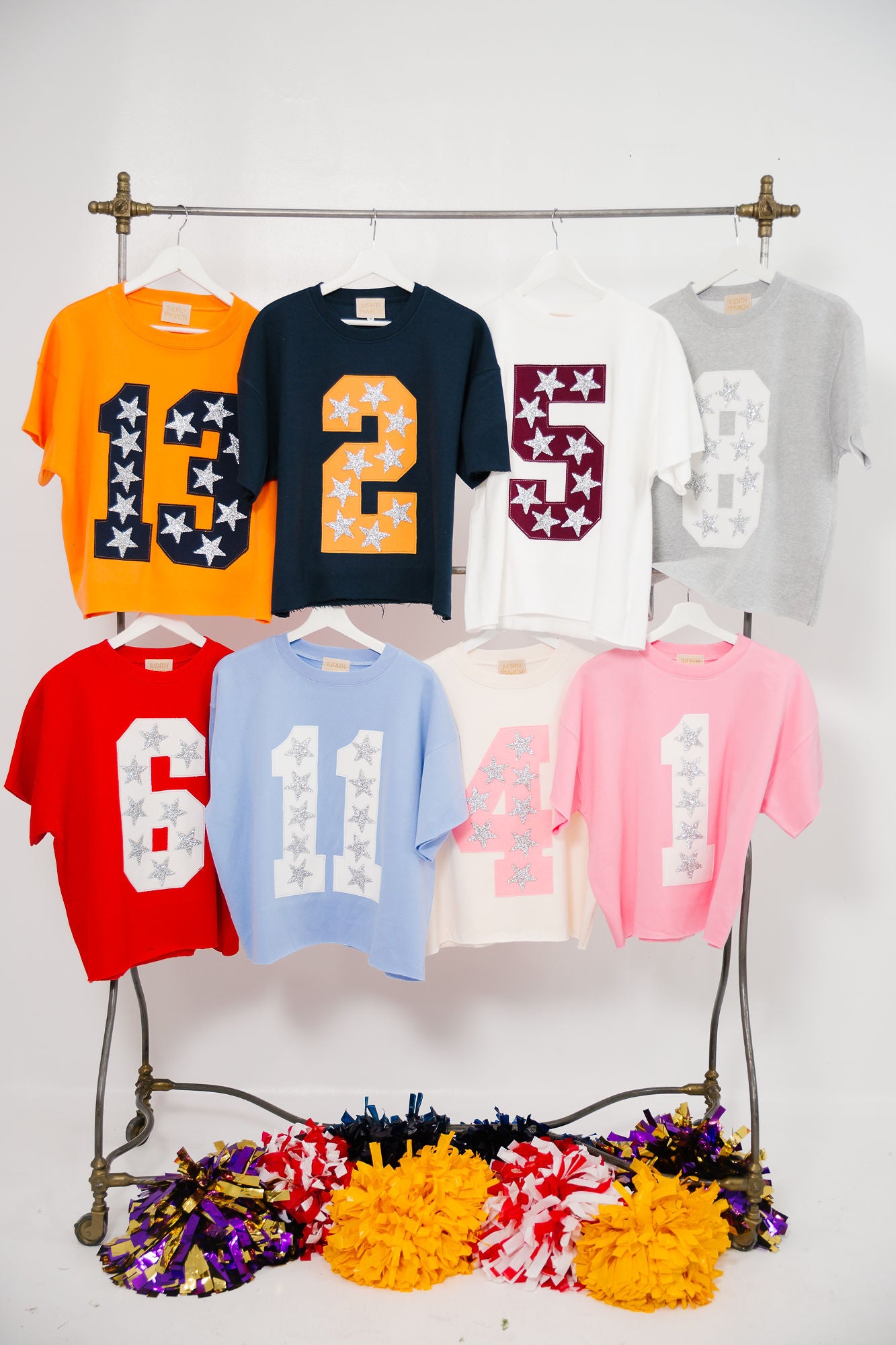 CUSTOM NUMBER PATCH PULLOVERS PULLOVER Judith March