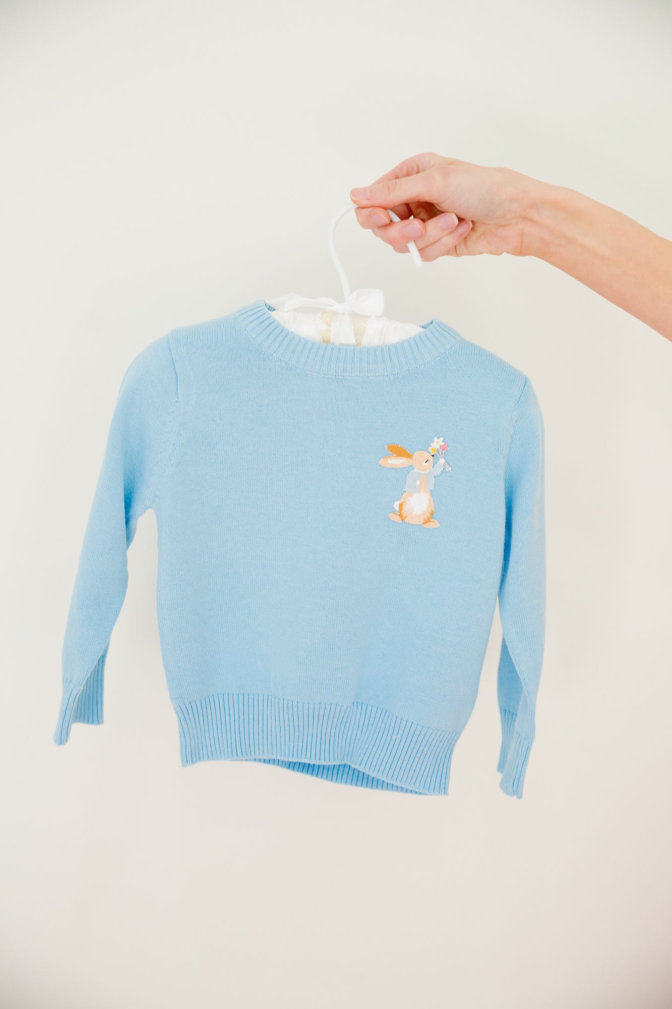 MINI KIDS PETER COTTONTAIL BLUE SWEATER SWEATER Judith March