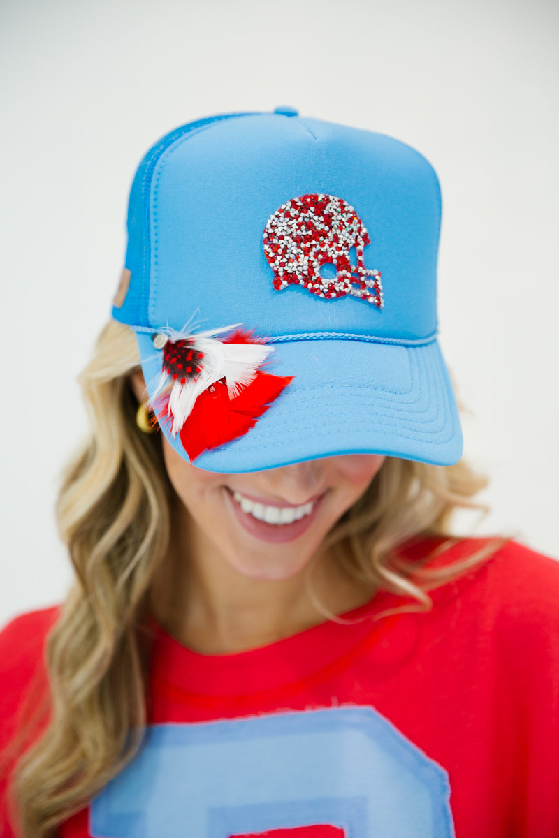 LIGHT BLUE HELMET TRUCKER LIMITED EDITION Judith March