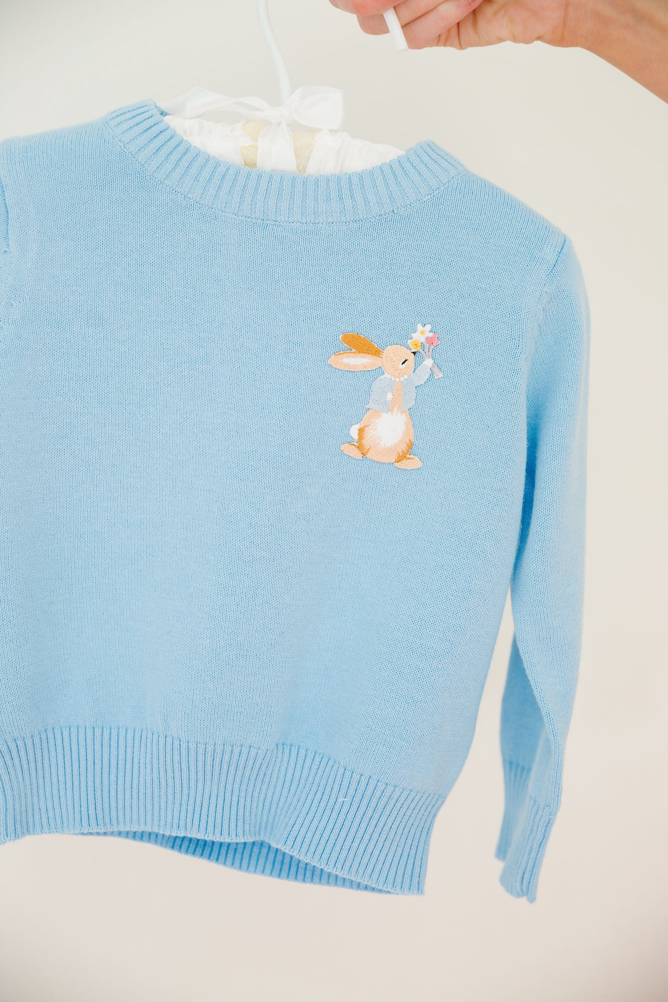MINI KIDS PETER COTTONTAIL BLUE SWEATER SWEATER Judith March