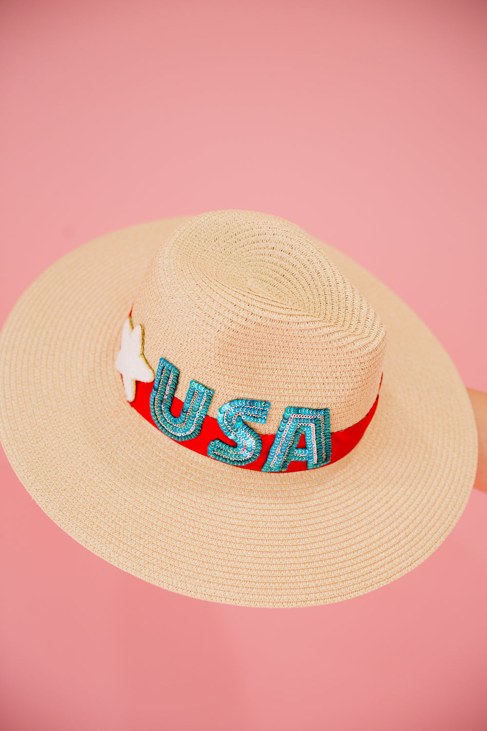 MISS PATRIOT STRAW SUN HAT Hats Judith March