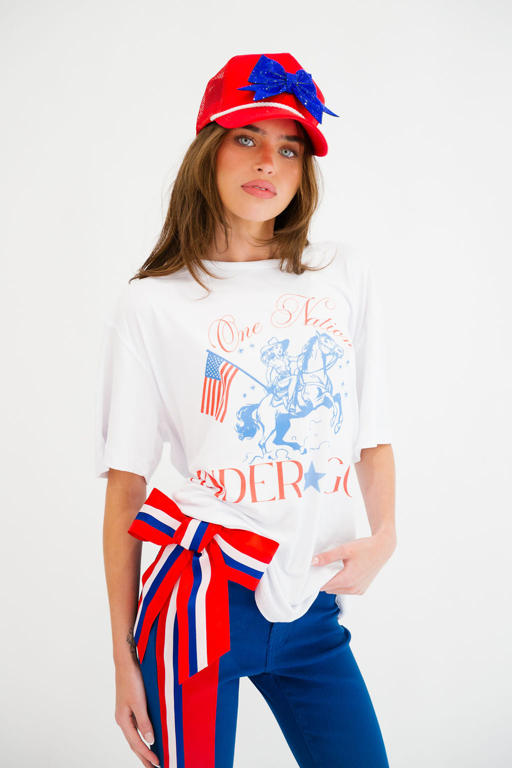 ONE NATION UNDER GOD TEE TEE Judith March