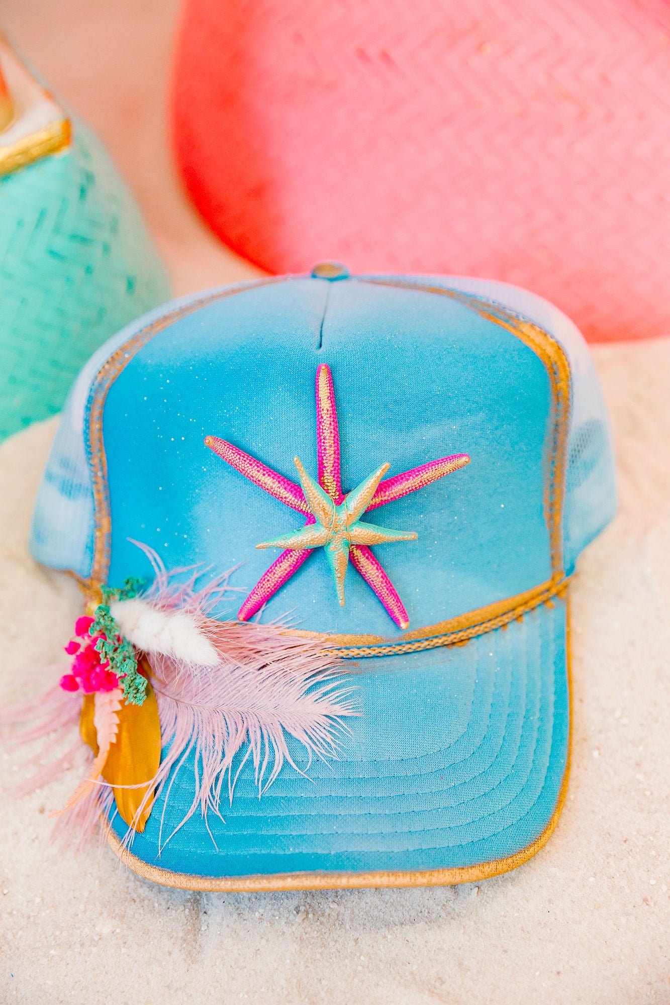 STAR OF THE SHORE TRUCKER HAT TRUCKER HAT Judith March