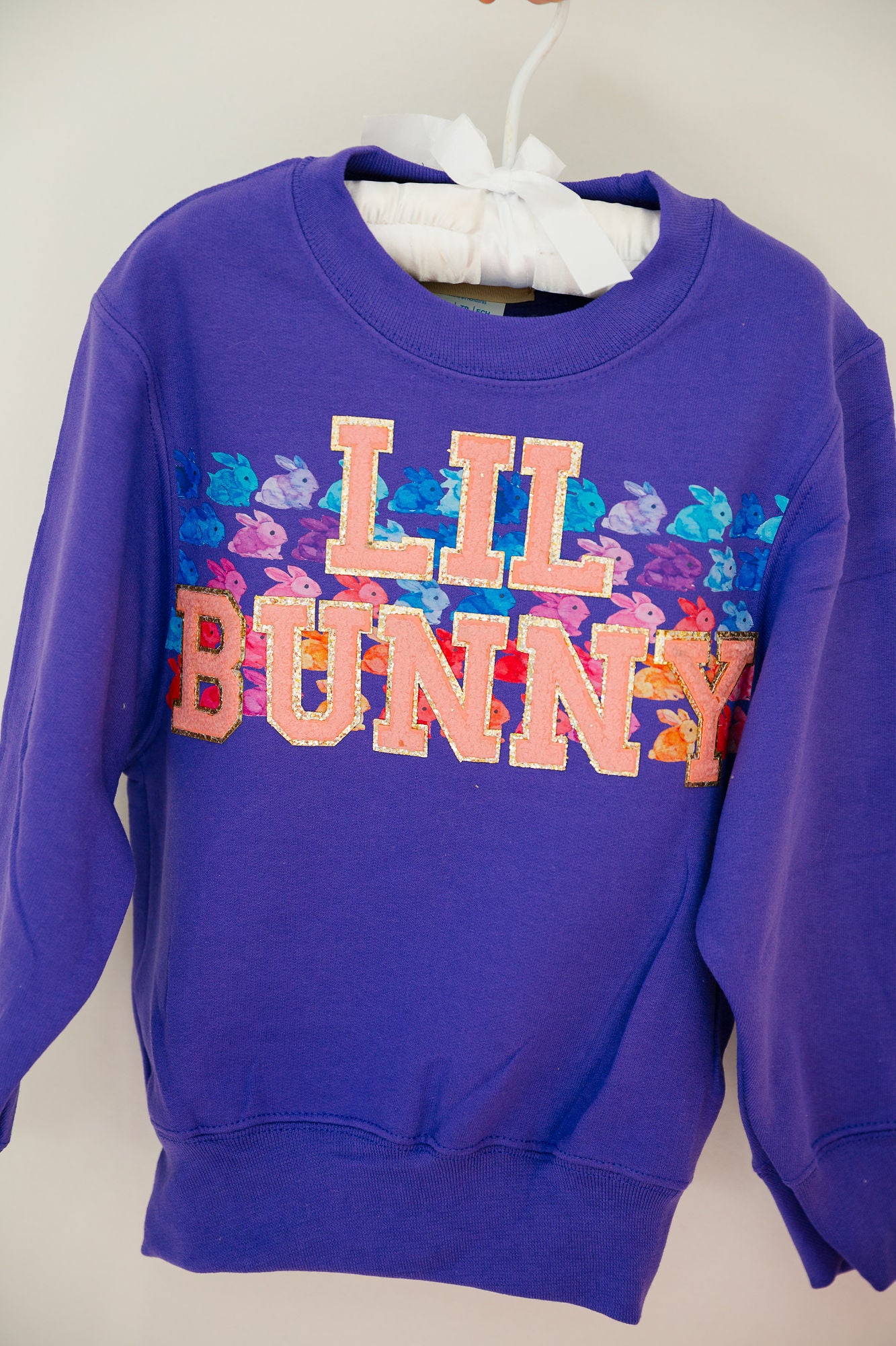 MINI KIDS LIL BUNNY PURPLE PULLOVER PULLOVER Judith March