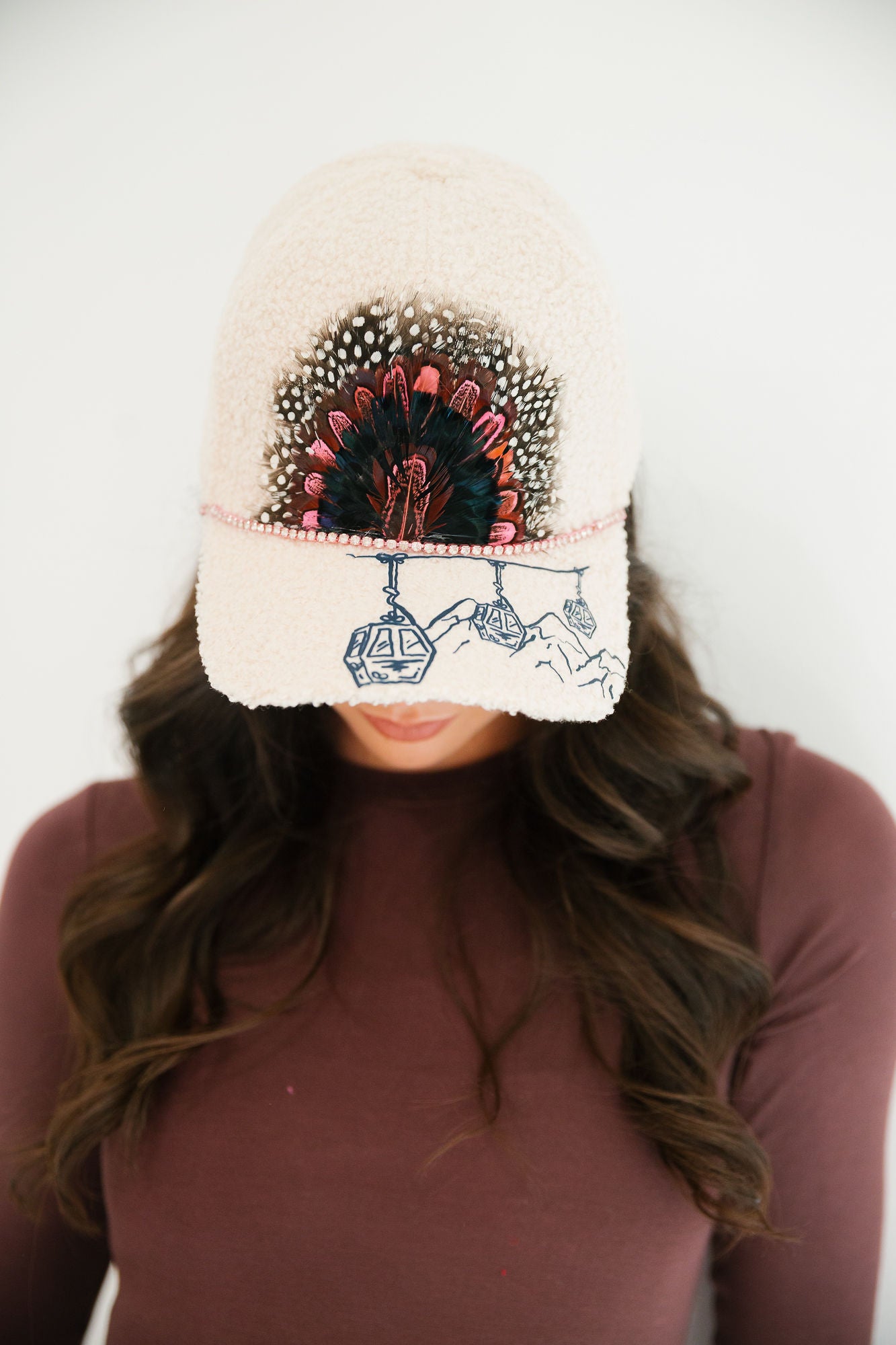 TAKE ME TO THE MOUNTAINS SHERPA HAT TRUCKER HAT Judith March