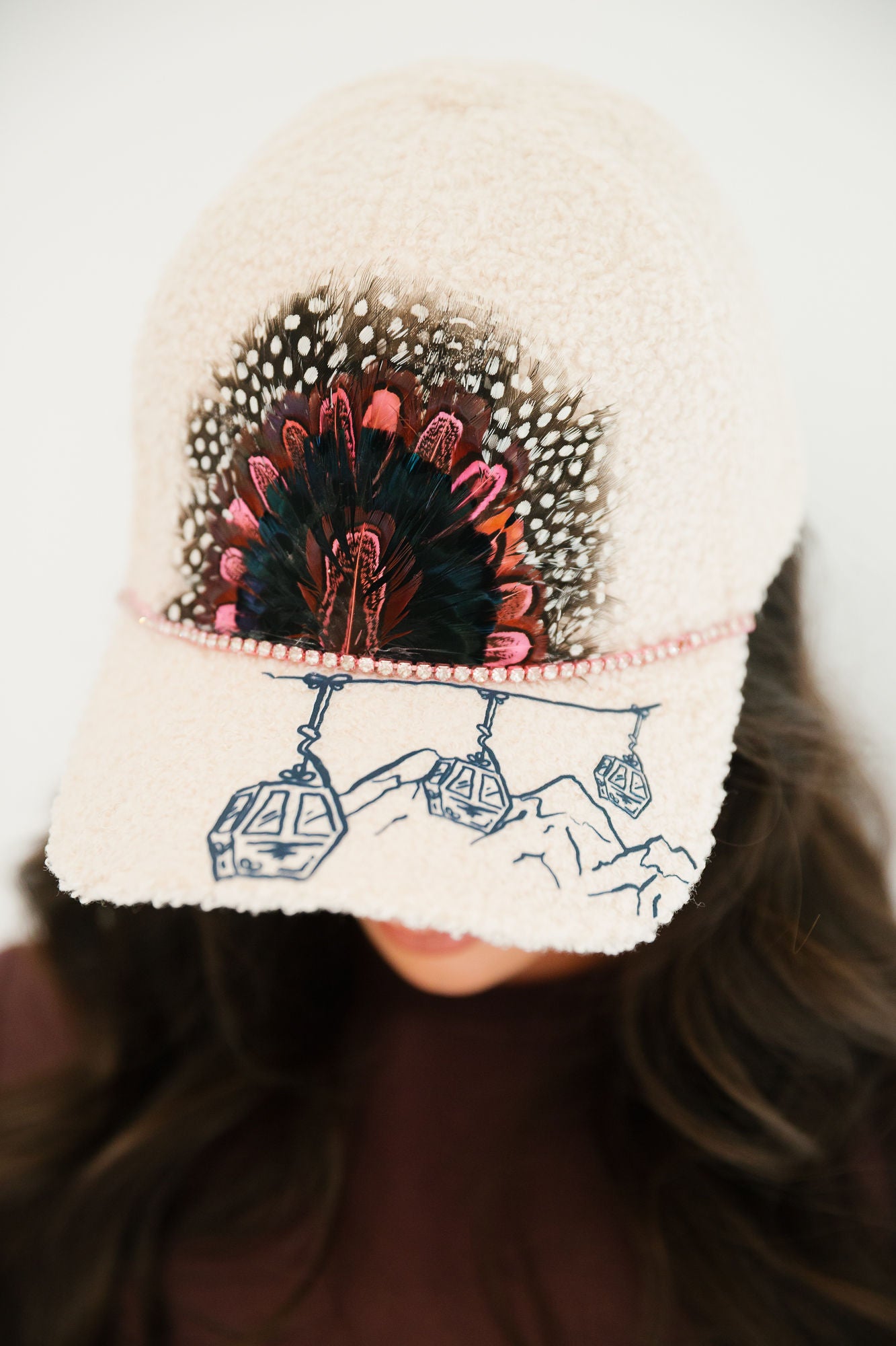 TAKE ME TO THE MOUNTAINS SHERPA HAT TRUCKER HAT Judith March